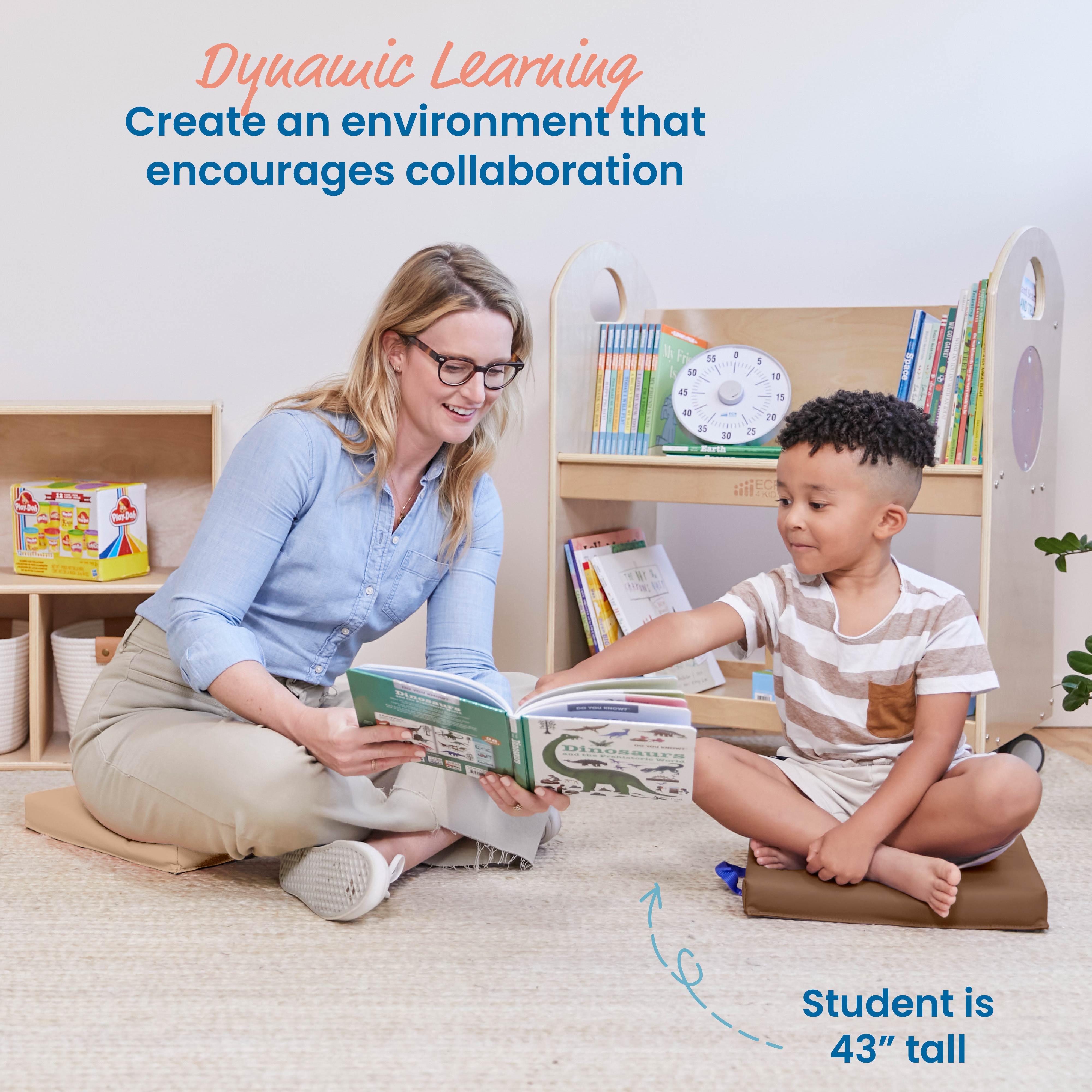 Floor Cushions, Square, 6-Piece