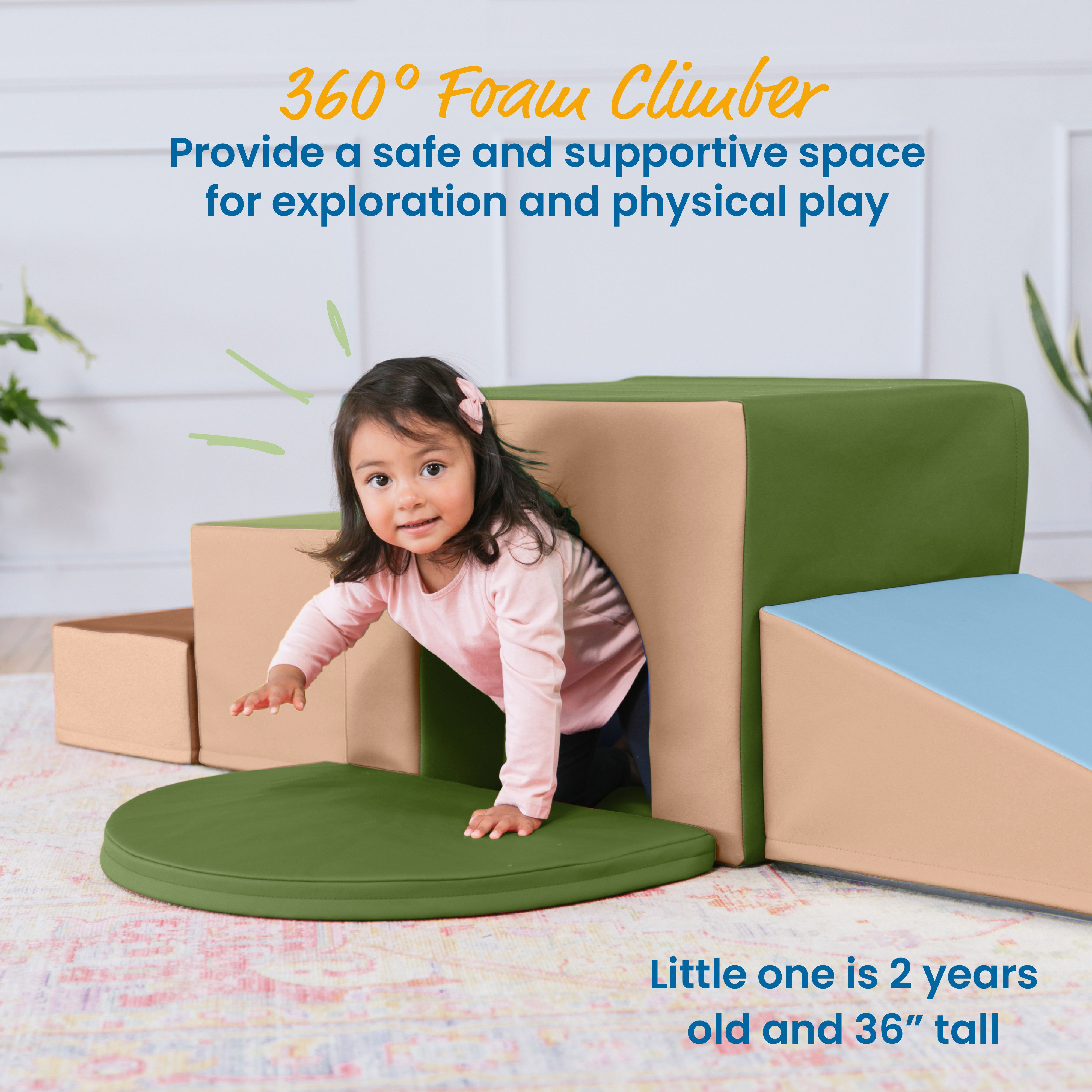 Single Tunnel 360 Degree Climber, 6-Piece