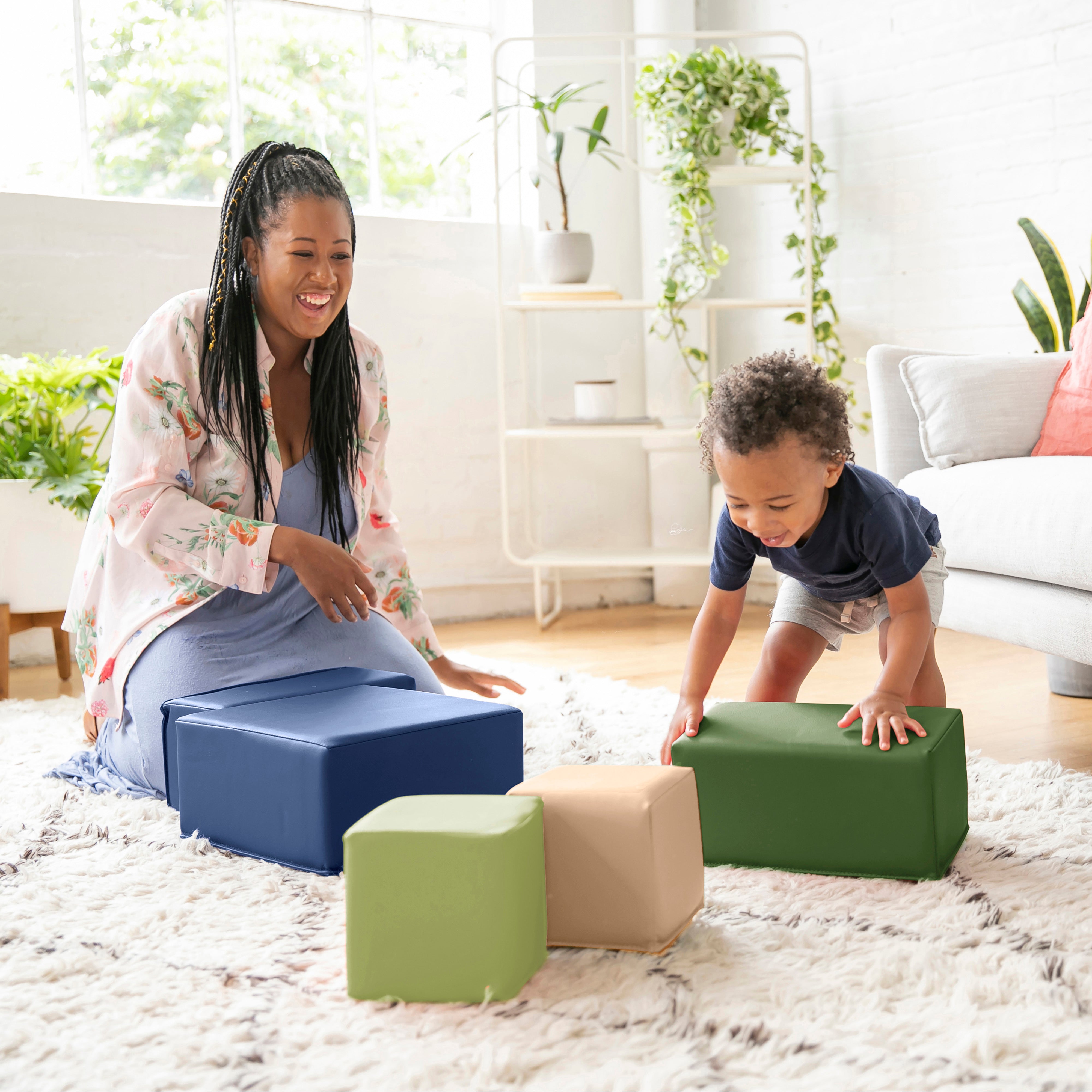 SoftZone Big Foam Building Blocks, 7-Piece