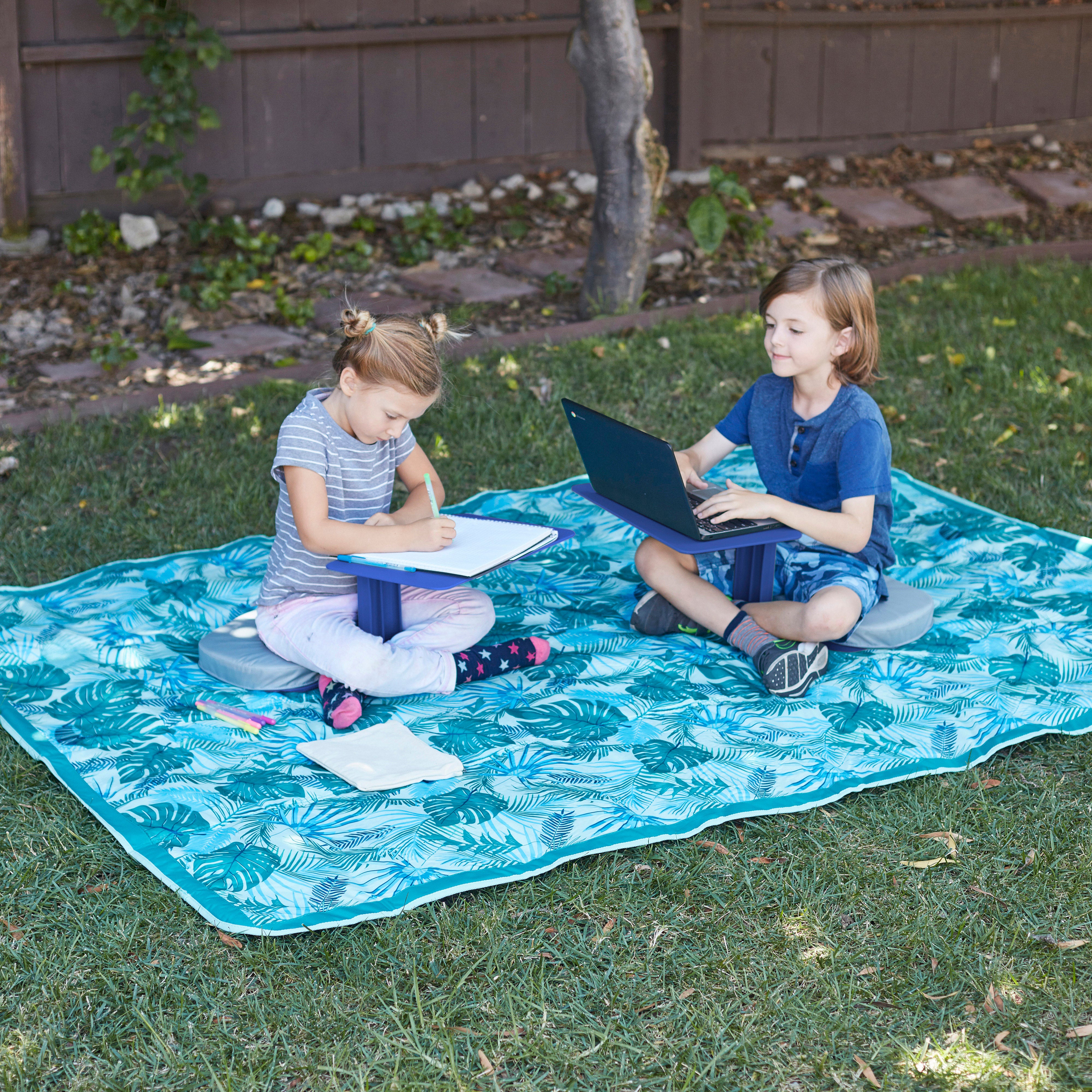 The Surf Portable Lap Desk, Kids Floor Desk, One-Piece Writing Table, Flexible Seating, 10-Pack