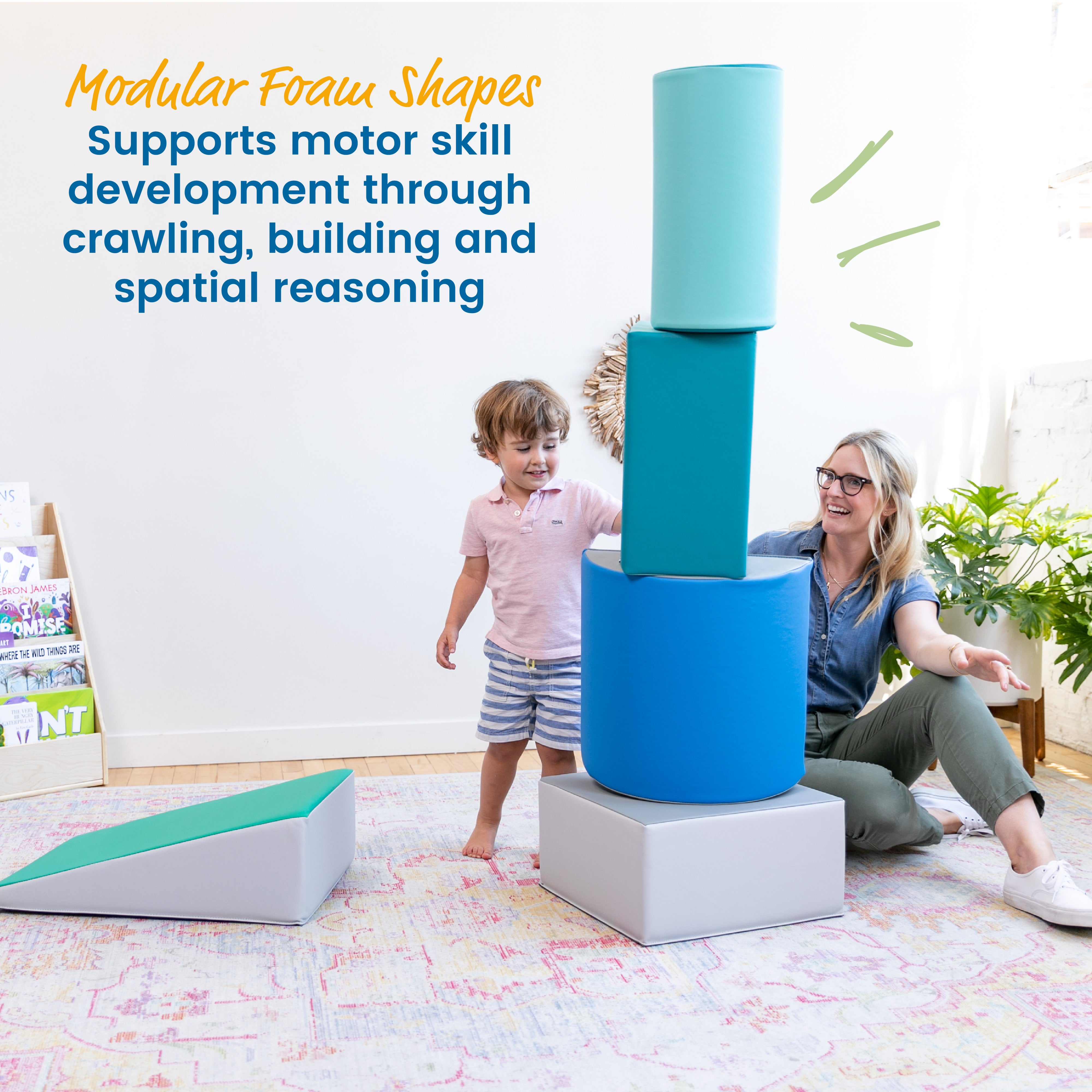 Climb and Crawl Playset, 5-Piece