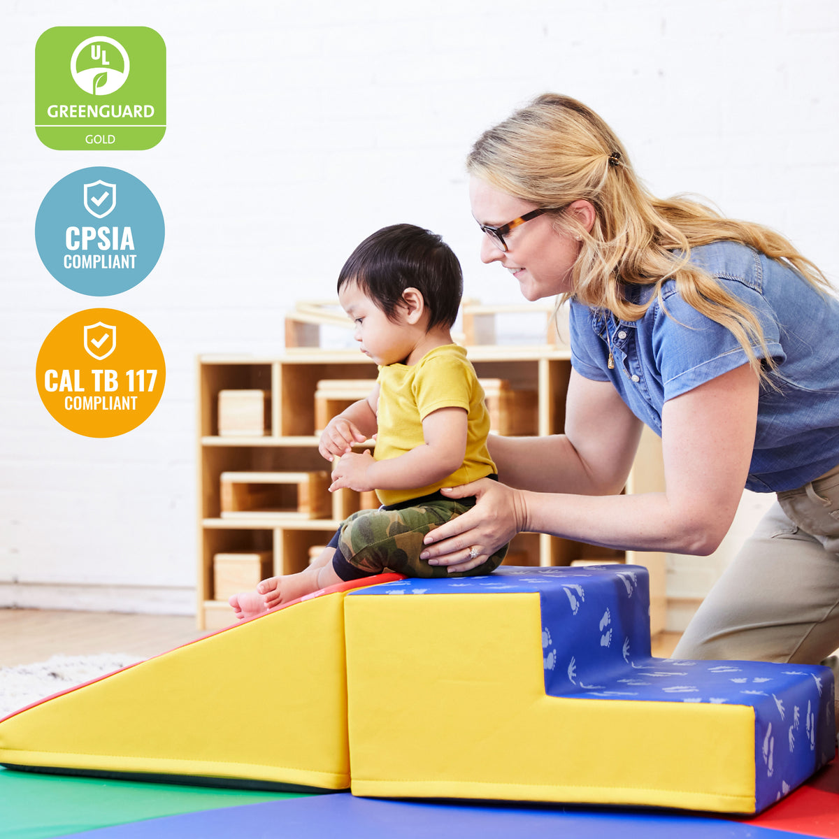 Junior Little Me Step and Slide Wall Climber, 2-Piece