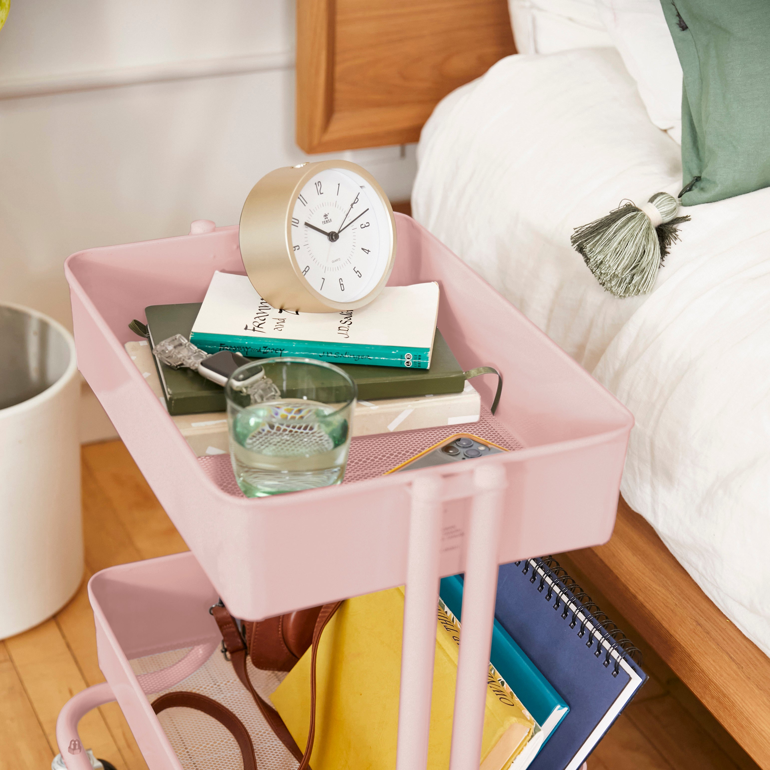 2-Tier Rolling Utility Cart