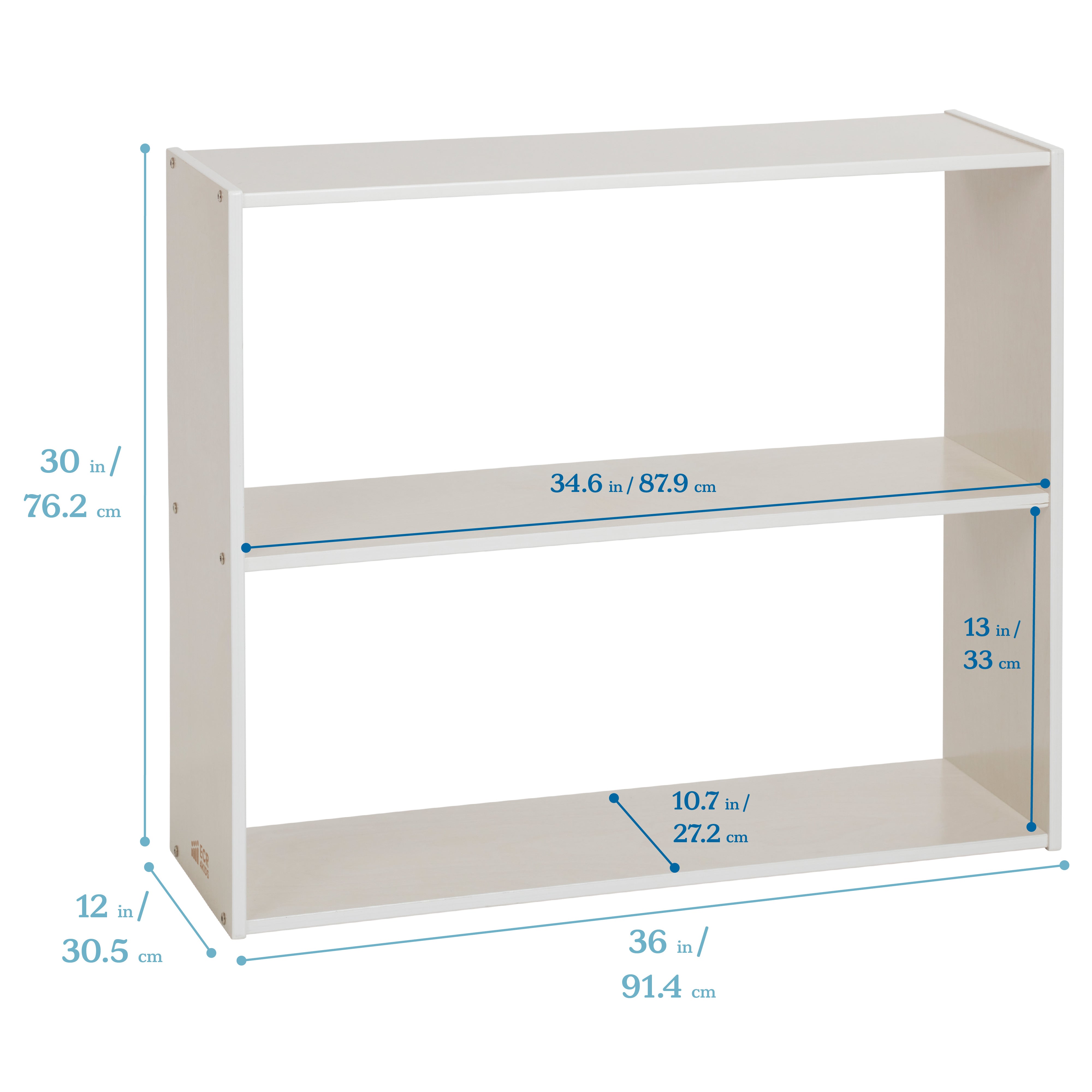 Streamline 2-Shelf Storage Cabinet, 30in