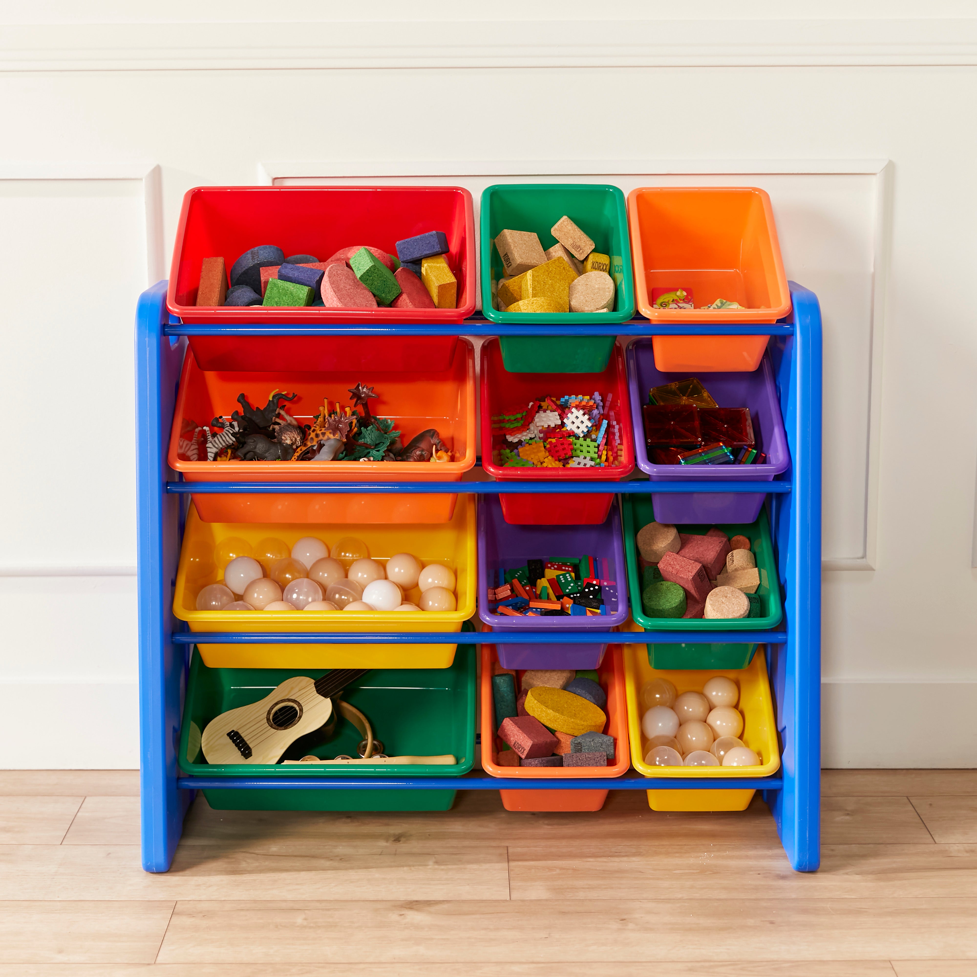 Tree Storage Organizer with 12 Bins