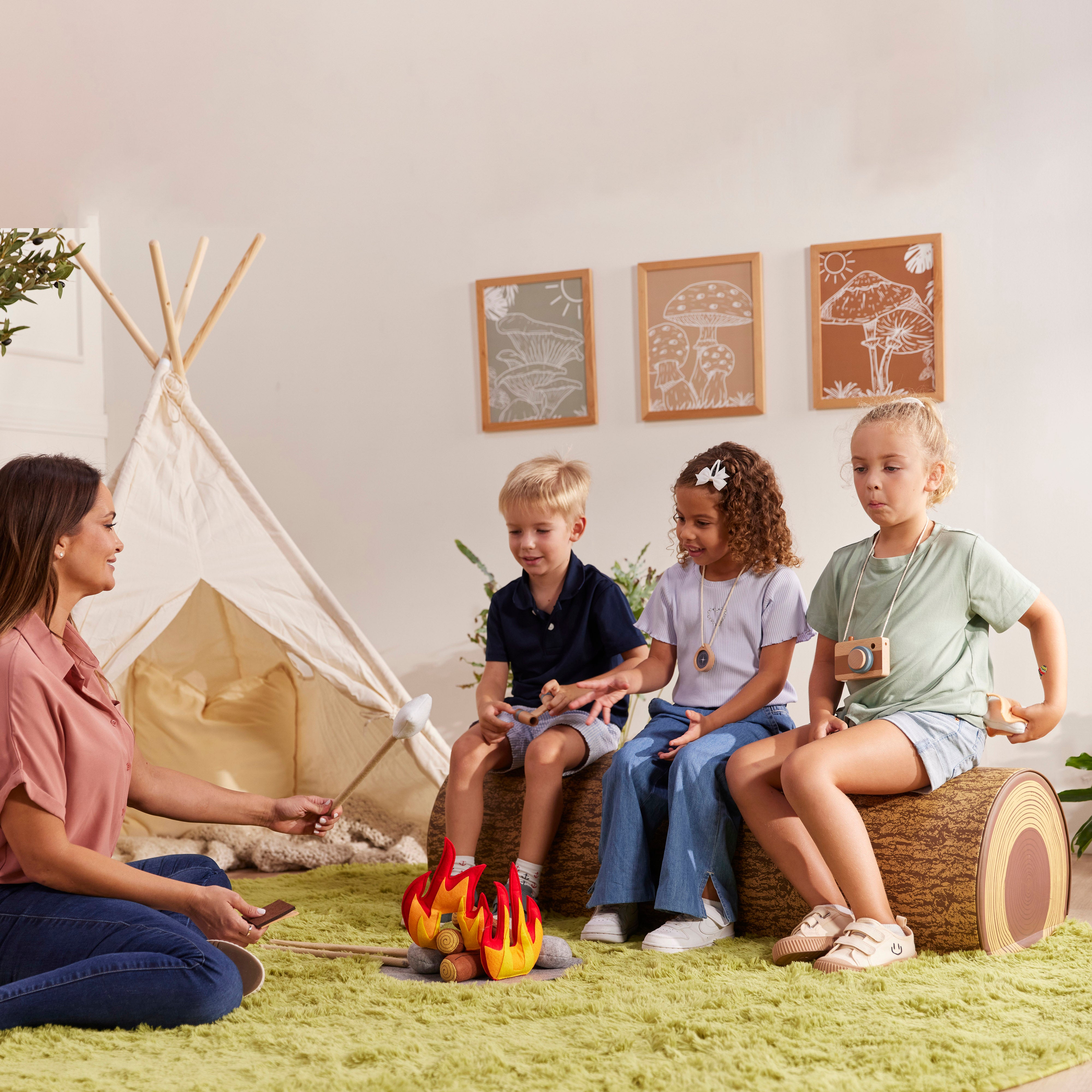 Tree Log Bench, 12in