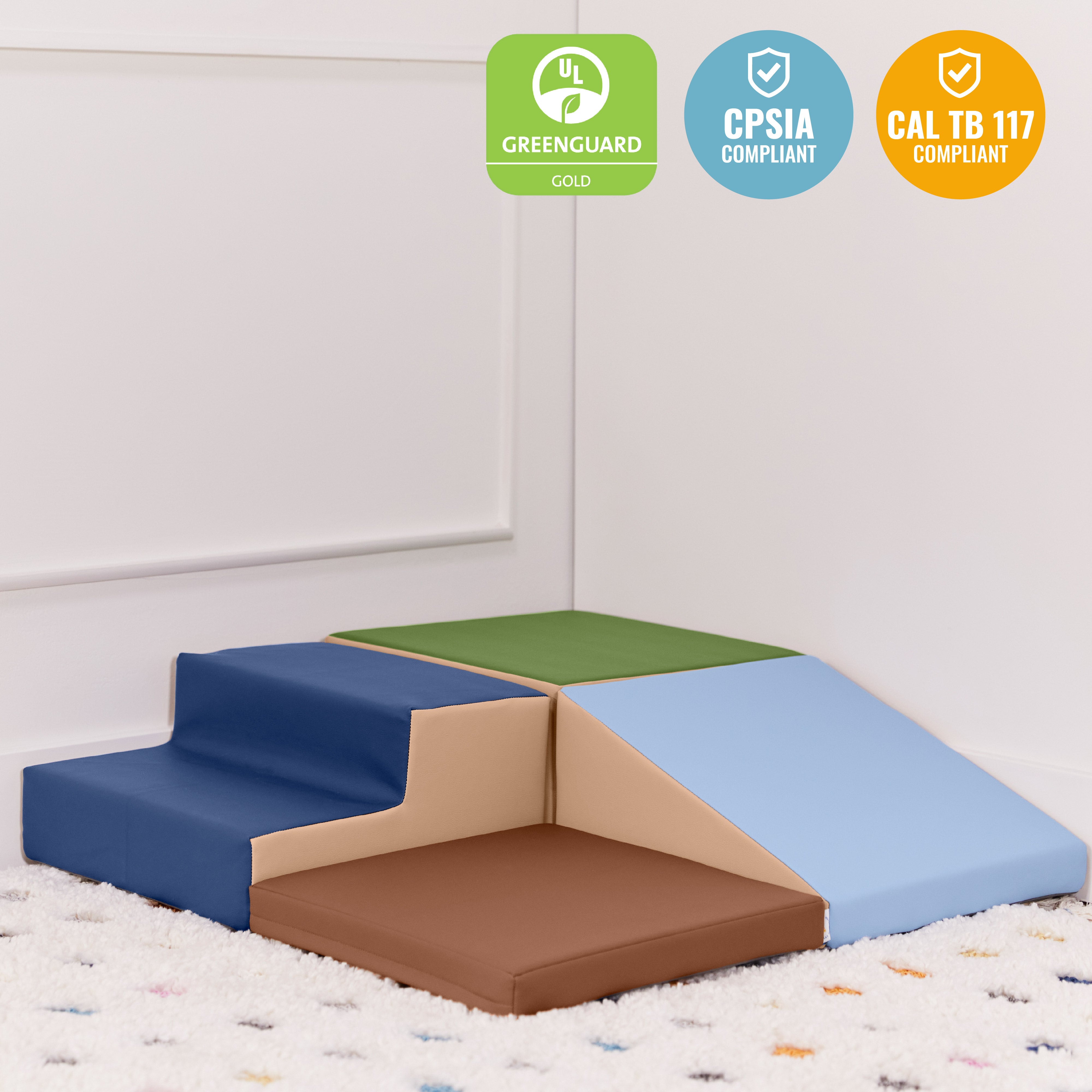 SoftZone Junior Little Me Corner Climber, 4-Piece