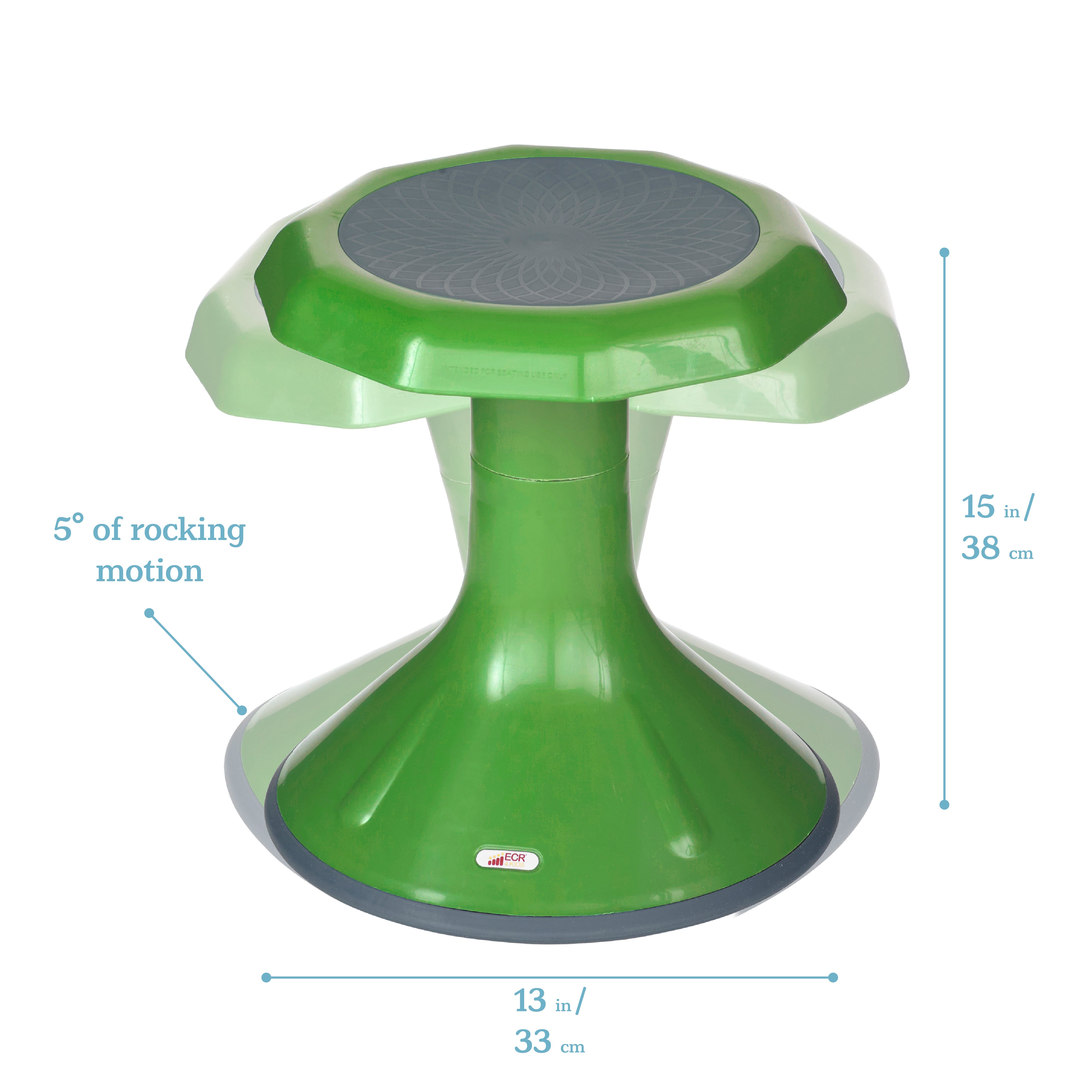 ACE Active Core Engagement Wobble Stool, 15-Inch Seat Height