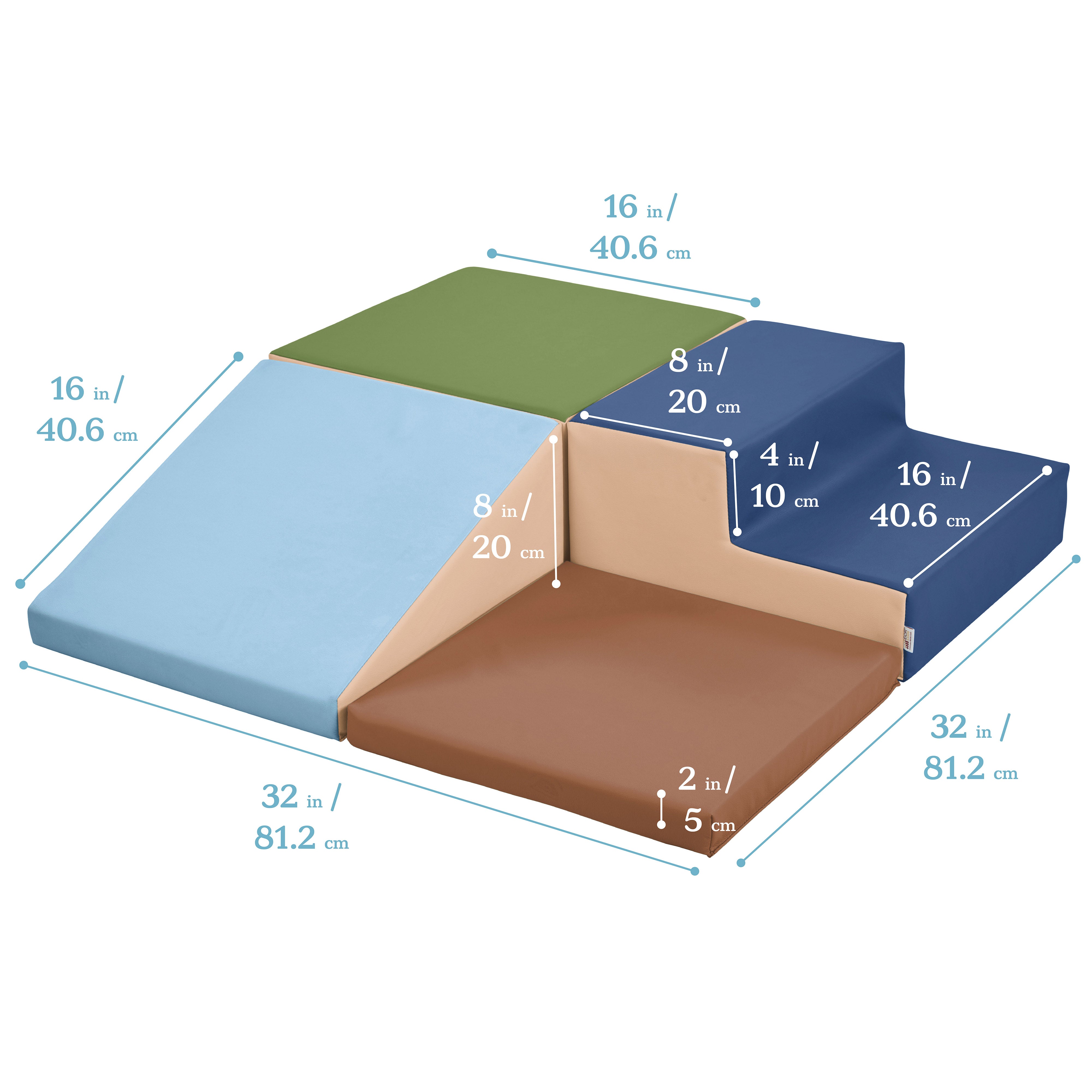 Junior Little Me Corner Climber, 4-Piece