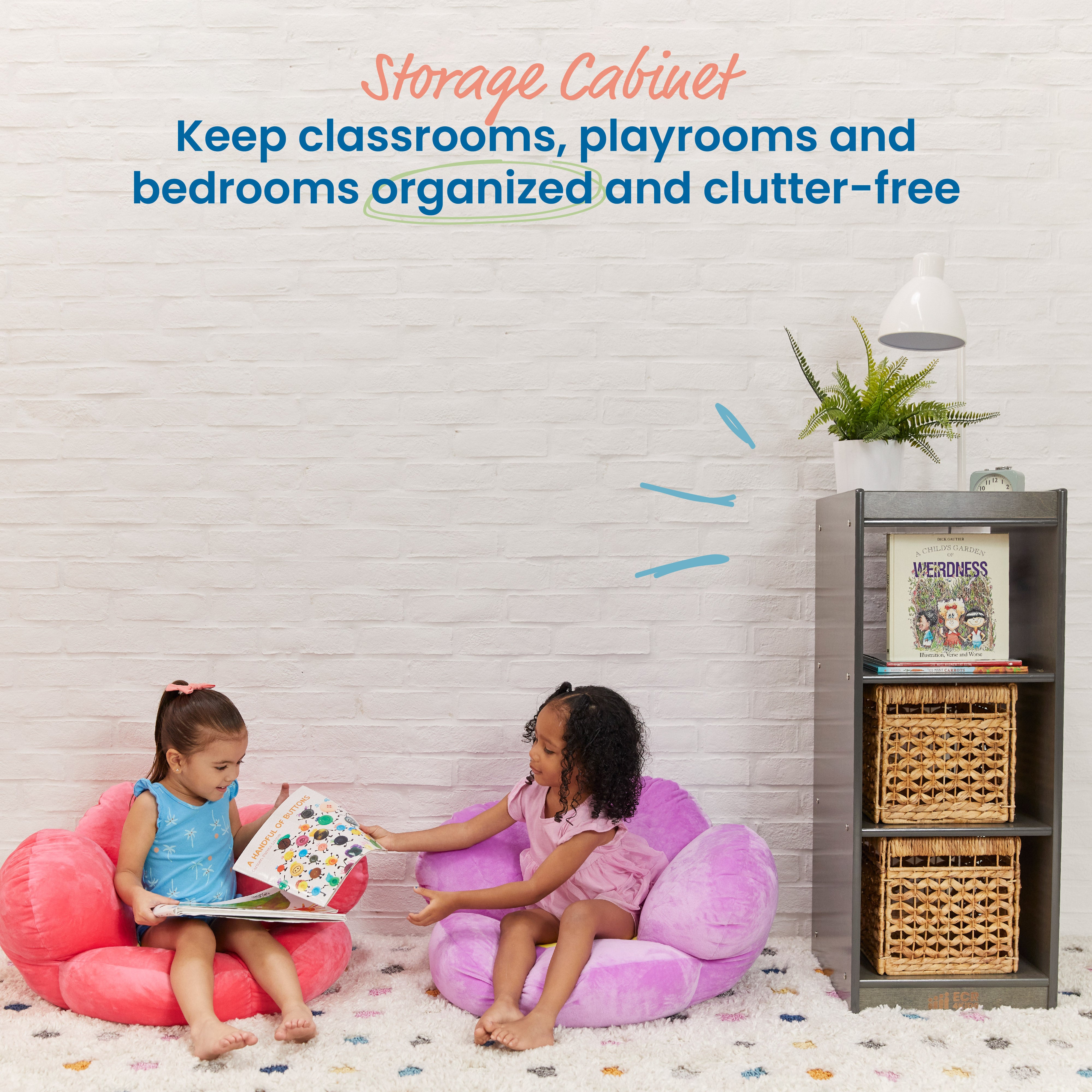 3-Cube Vertical Storage Cabinet