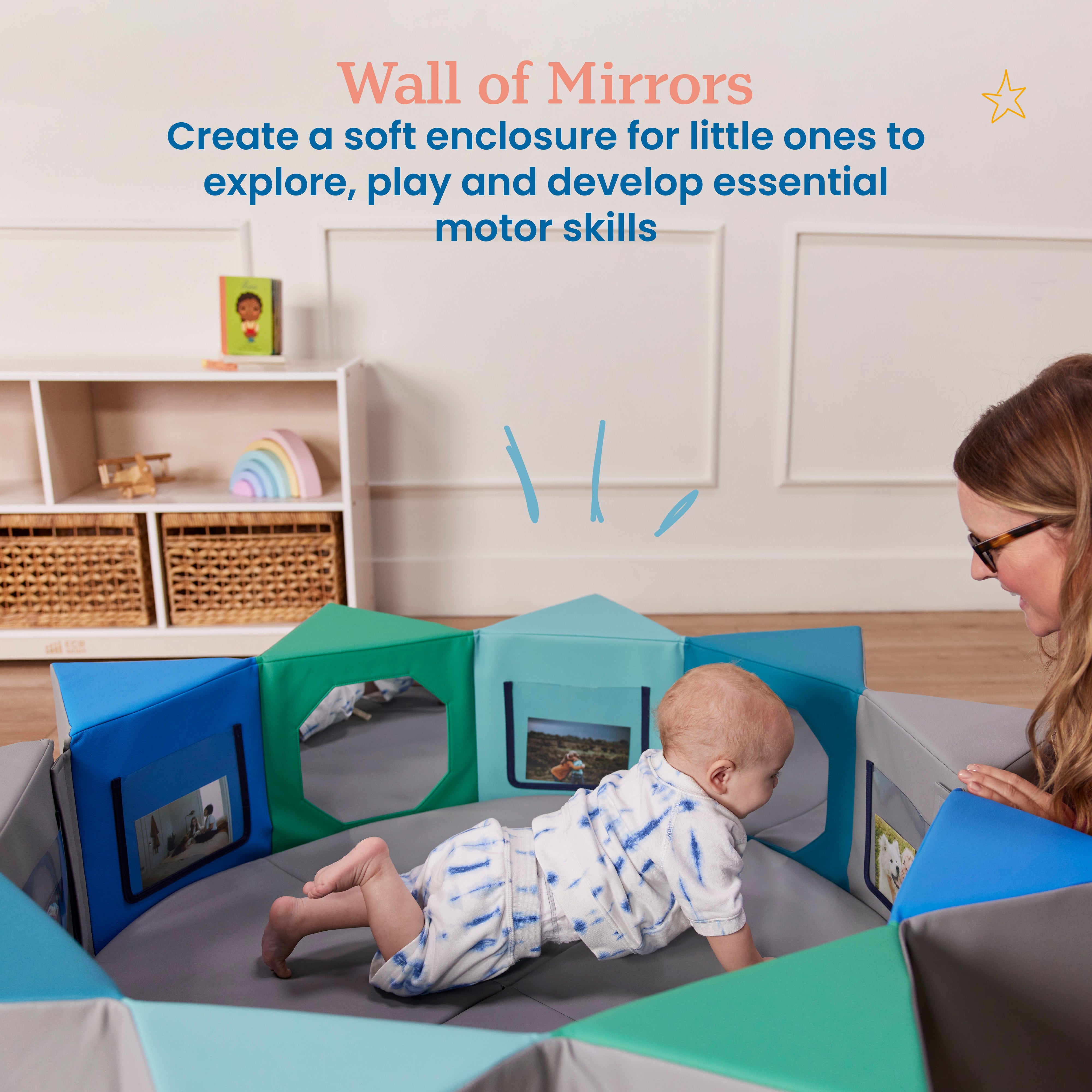 Wall of Mirrors, 3-Piece