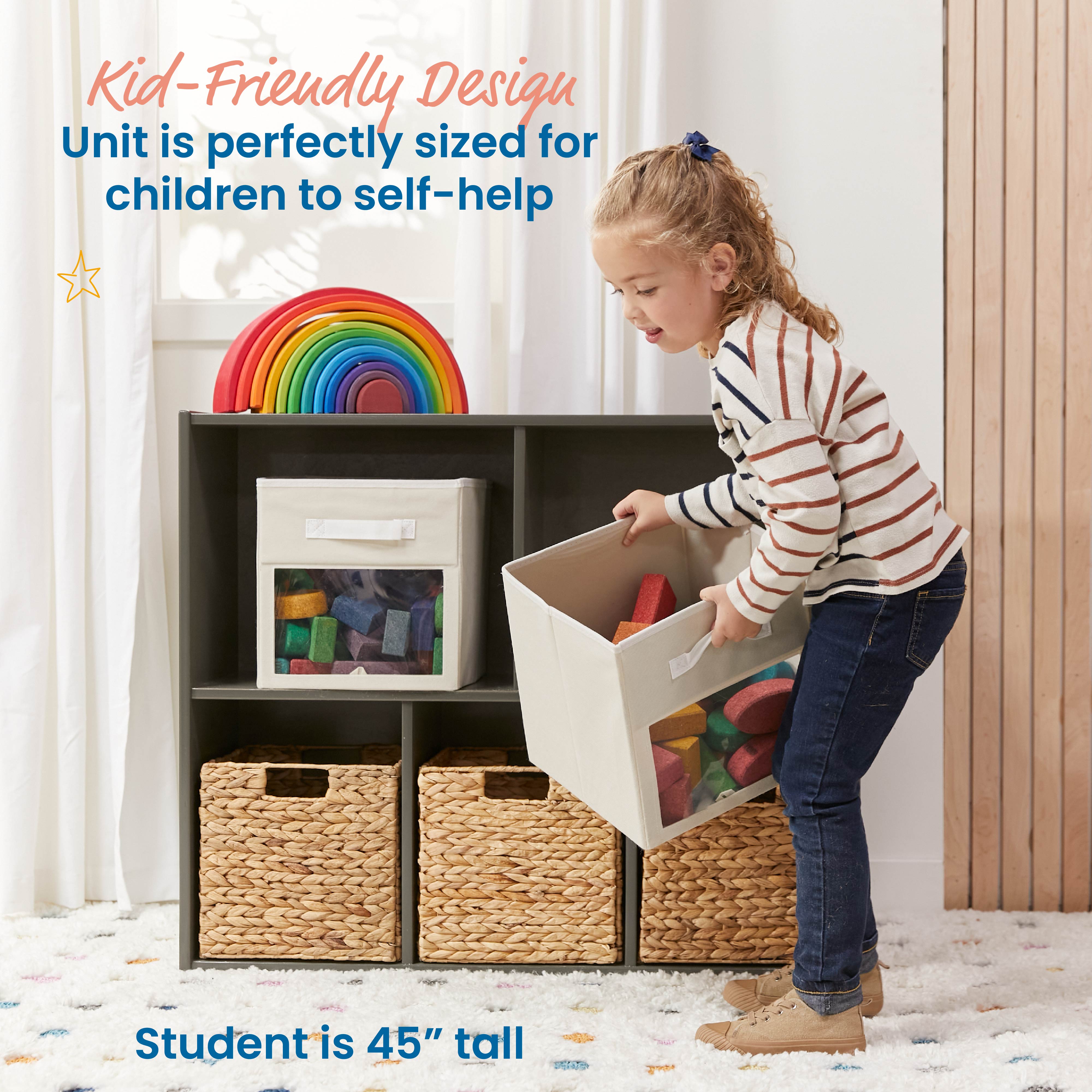 Streamline 5-Compartment Storage Cabinet, 30in