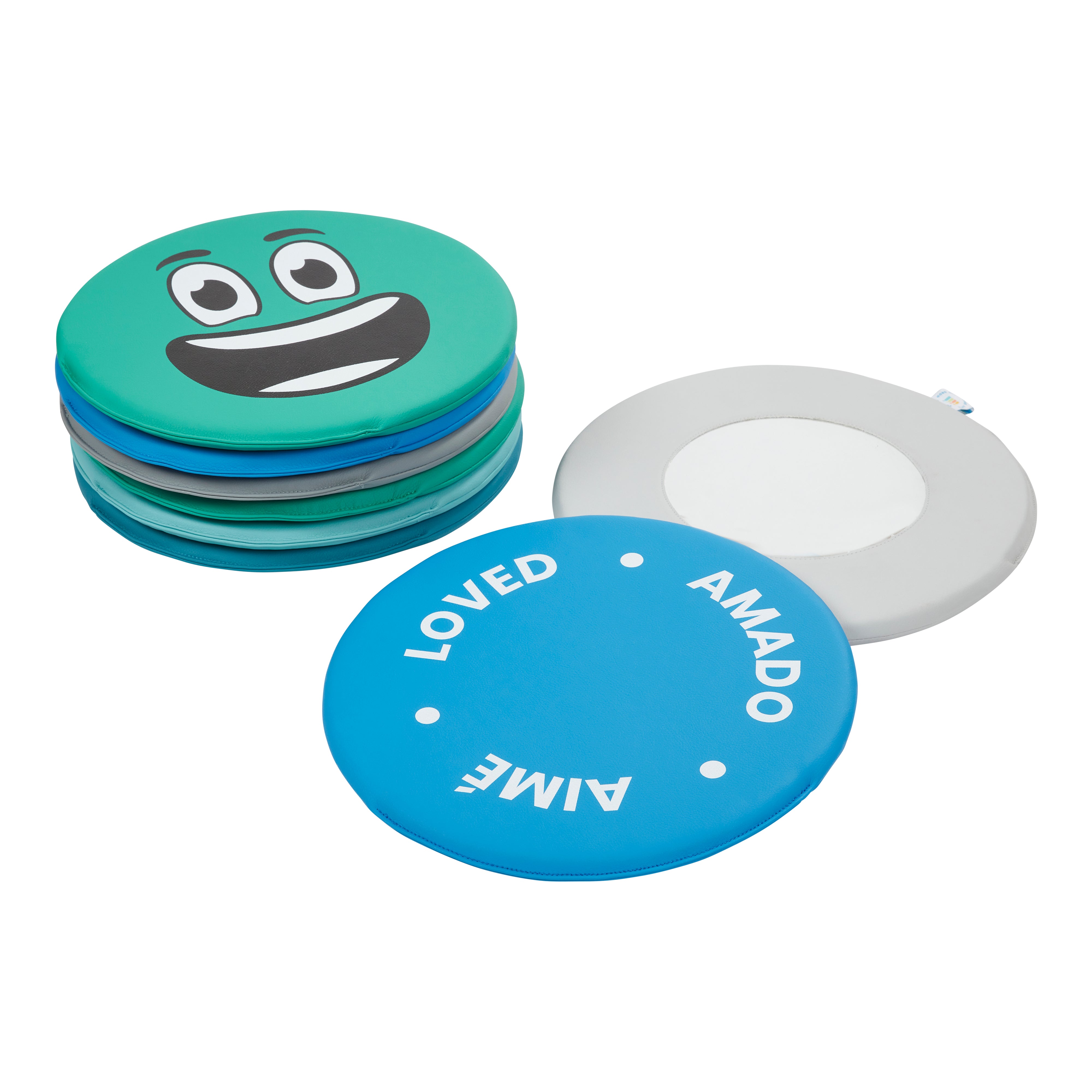 Emotion Pads with Mirror, Trilingual, 8-Piece