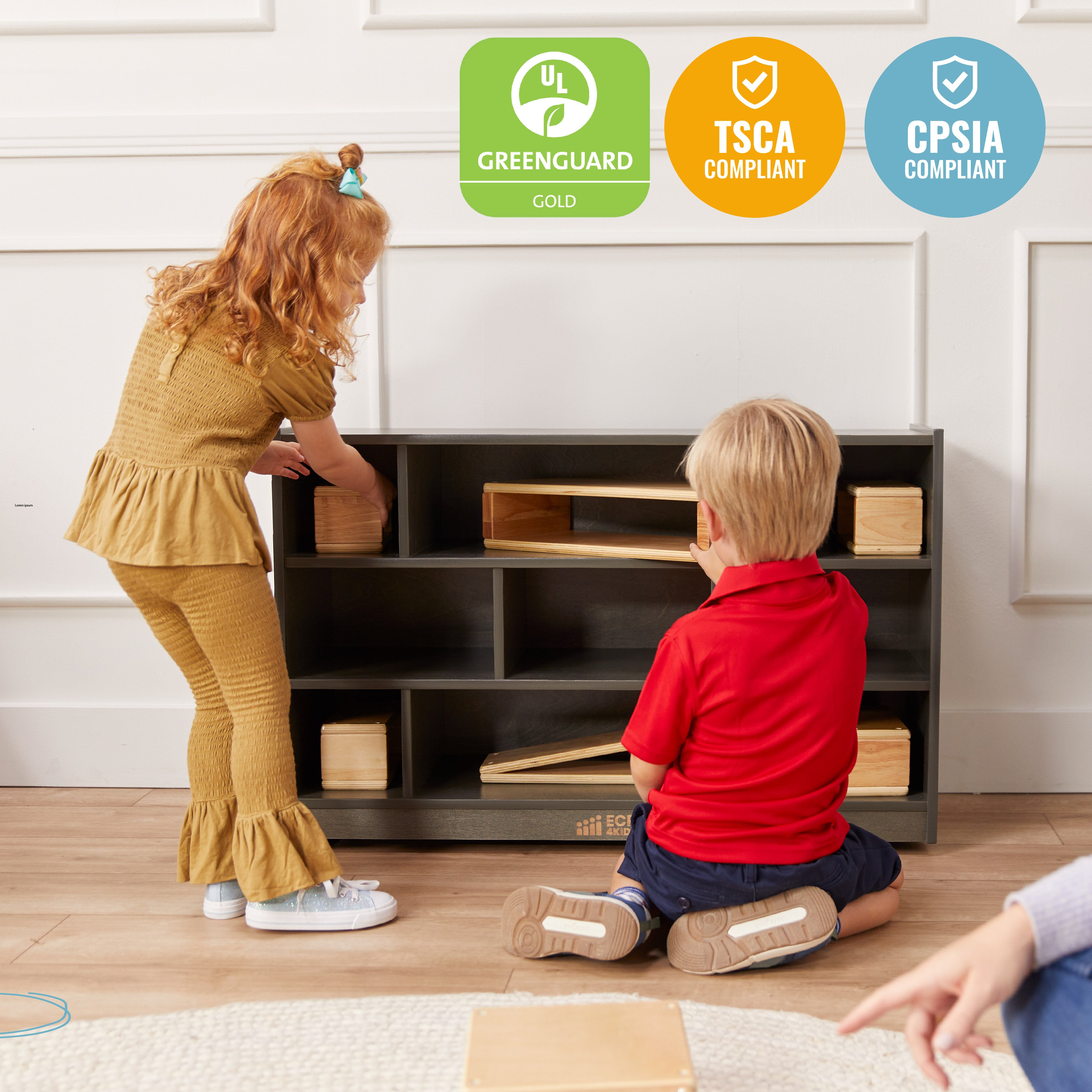 Mobile Block Storage Cart, Medium