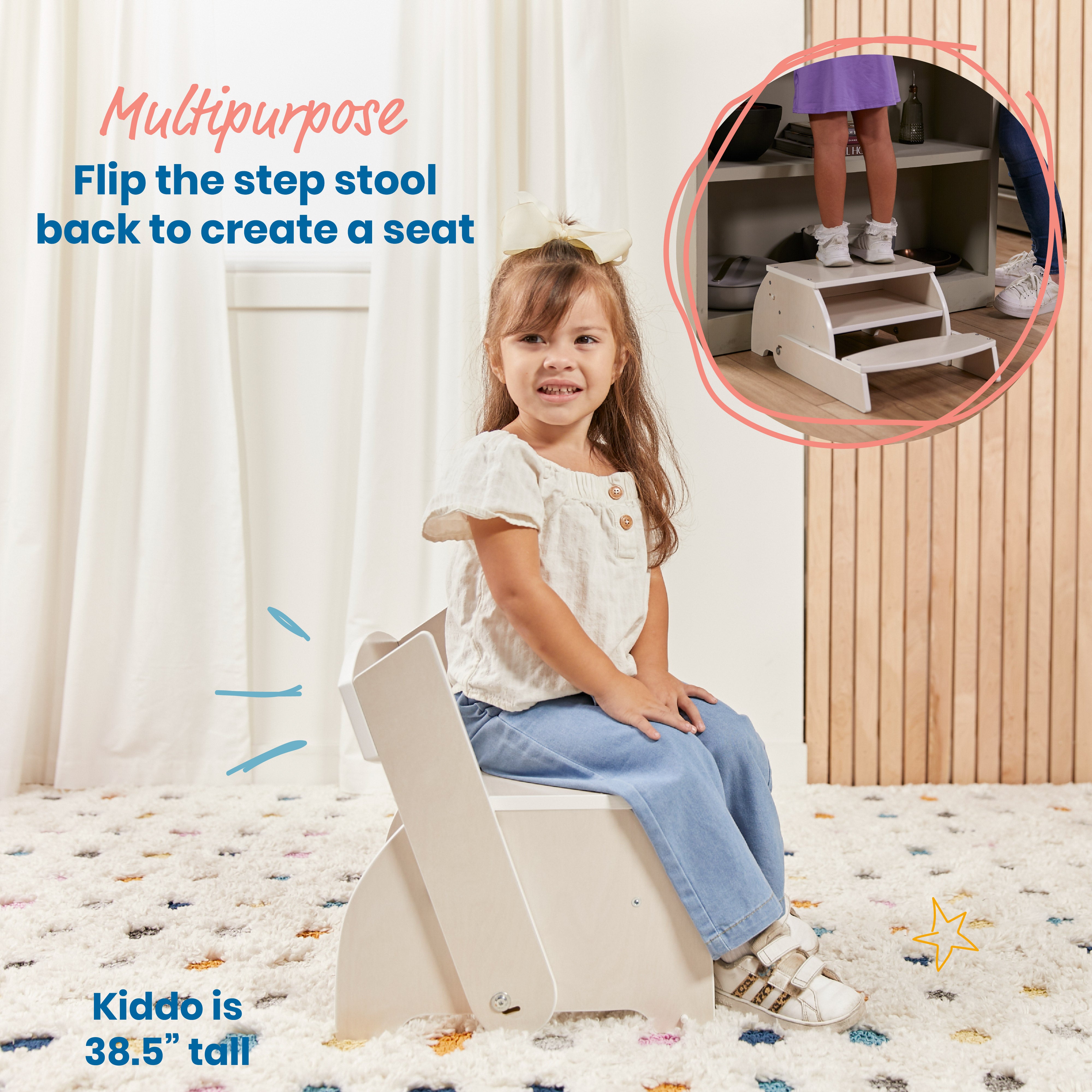 Flip-Flop Step Stool and Chair