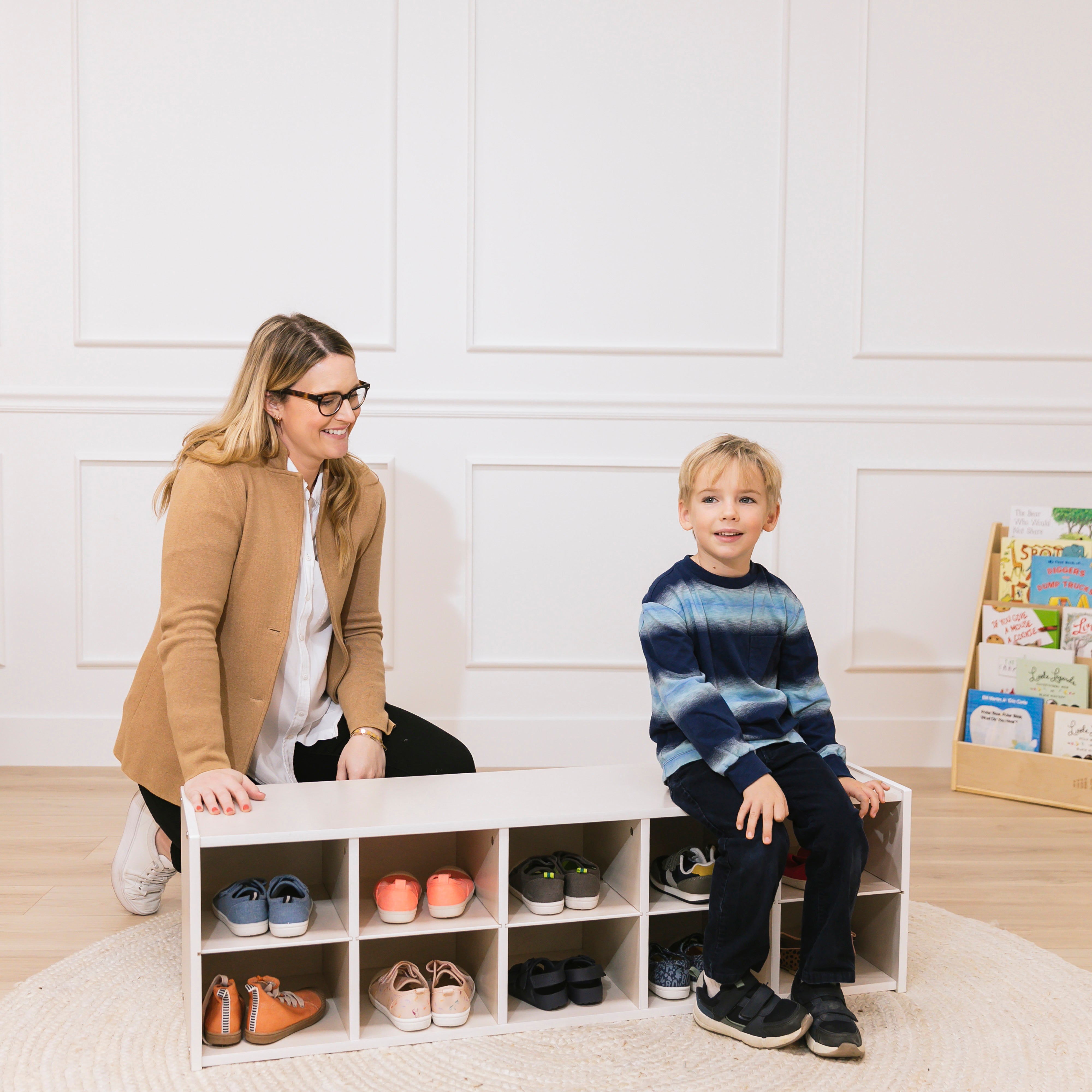 Streamline 10 Cubby Tray Storage Cabinet, 2x5