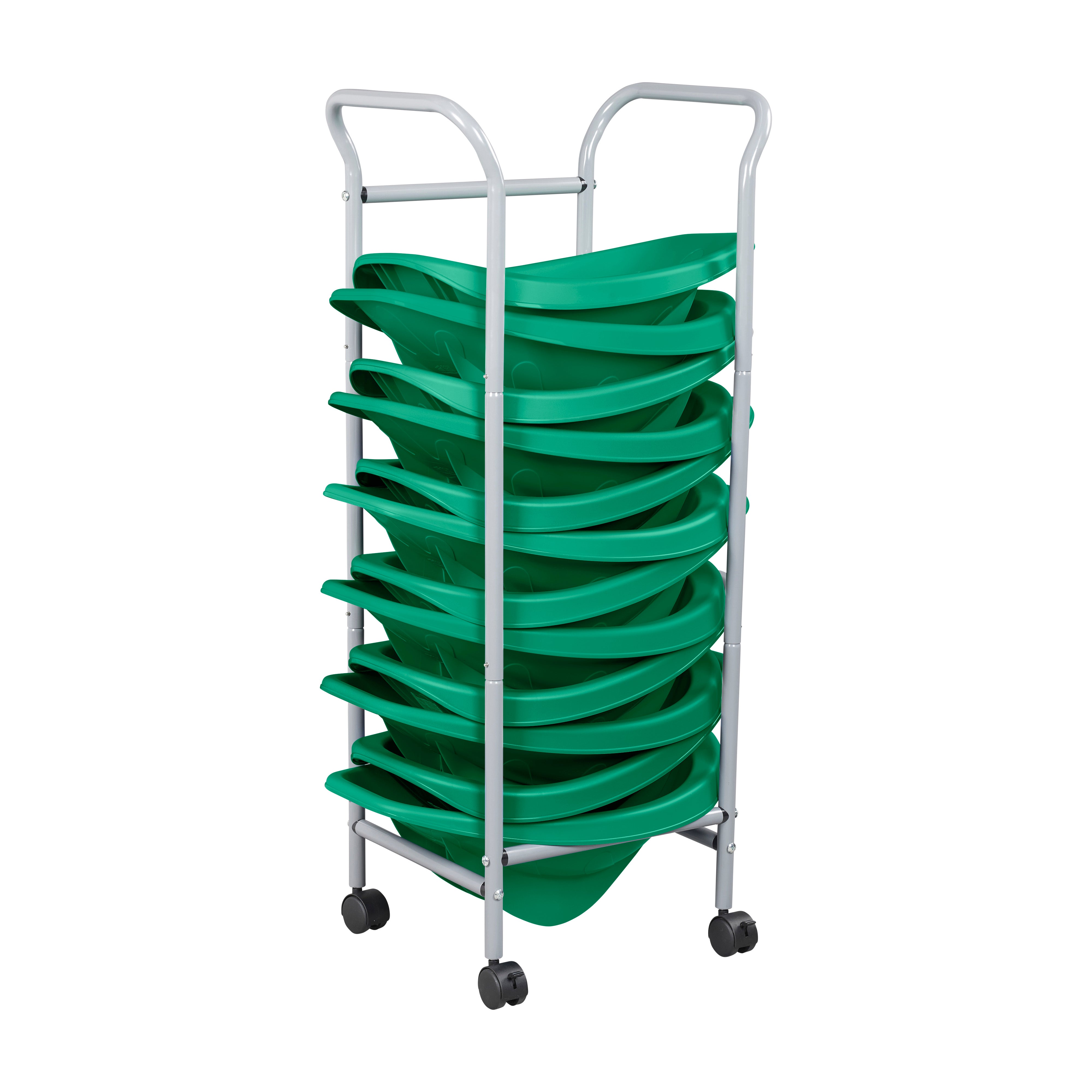 Leaf Floor Seats with Mobile Leaf Seat Cart, 12-Piece