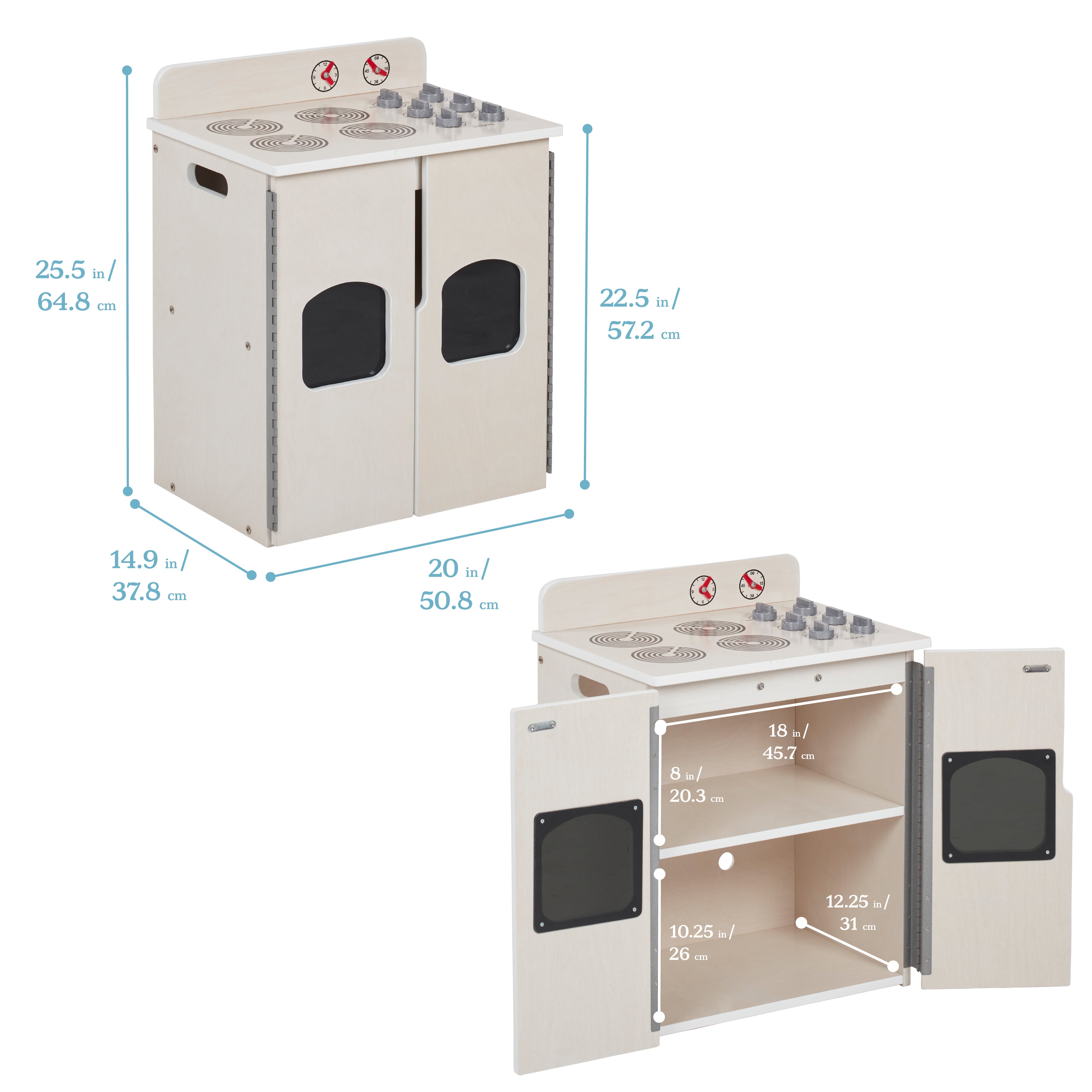 Kitchen Stove for Kids, Wooden