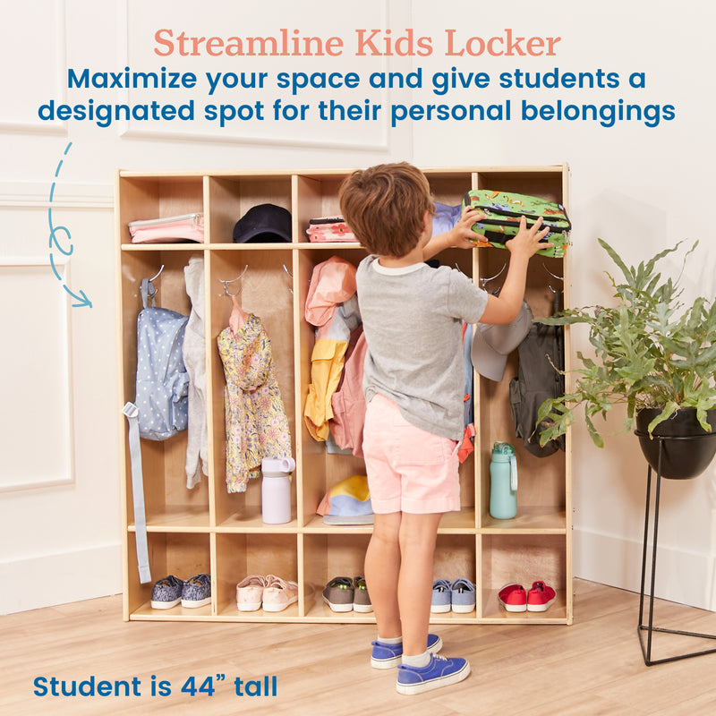 Streamline 5-Section Coat Locker, Classroom Furniture
