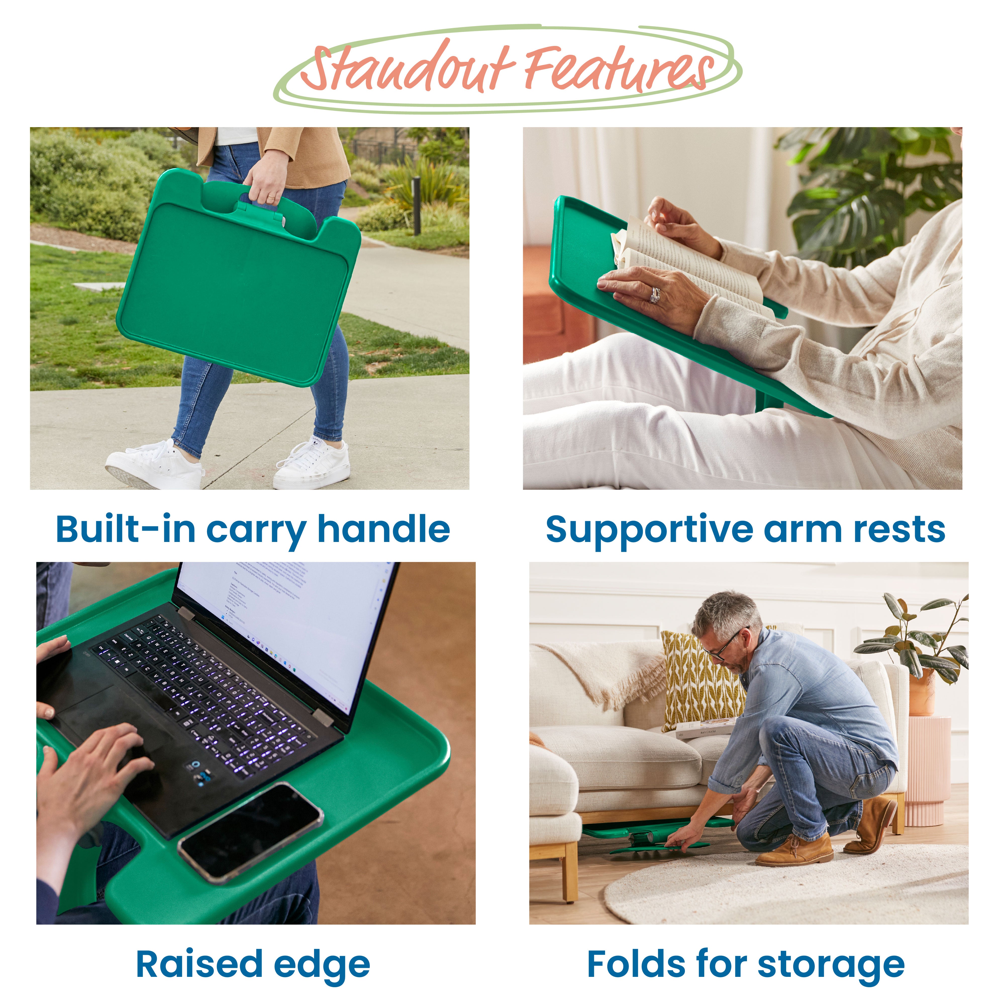 The Surf Folding Portable Lap Desk, Large