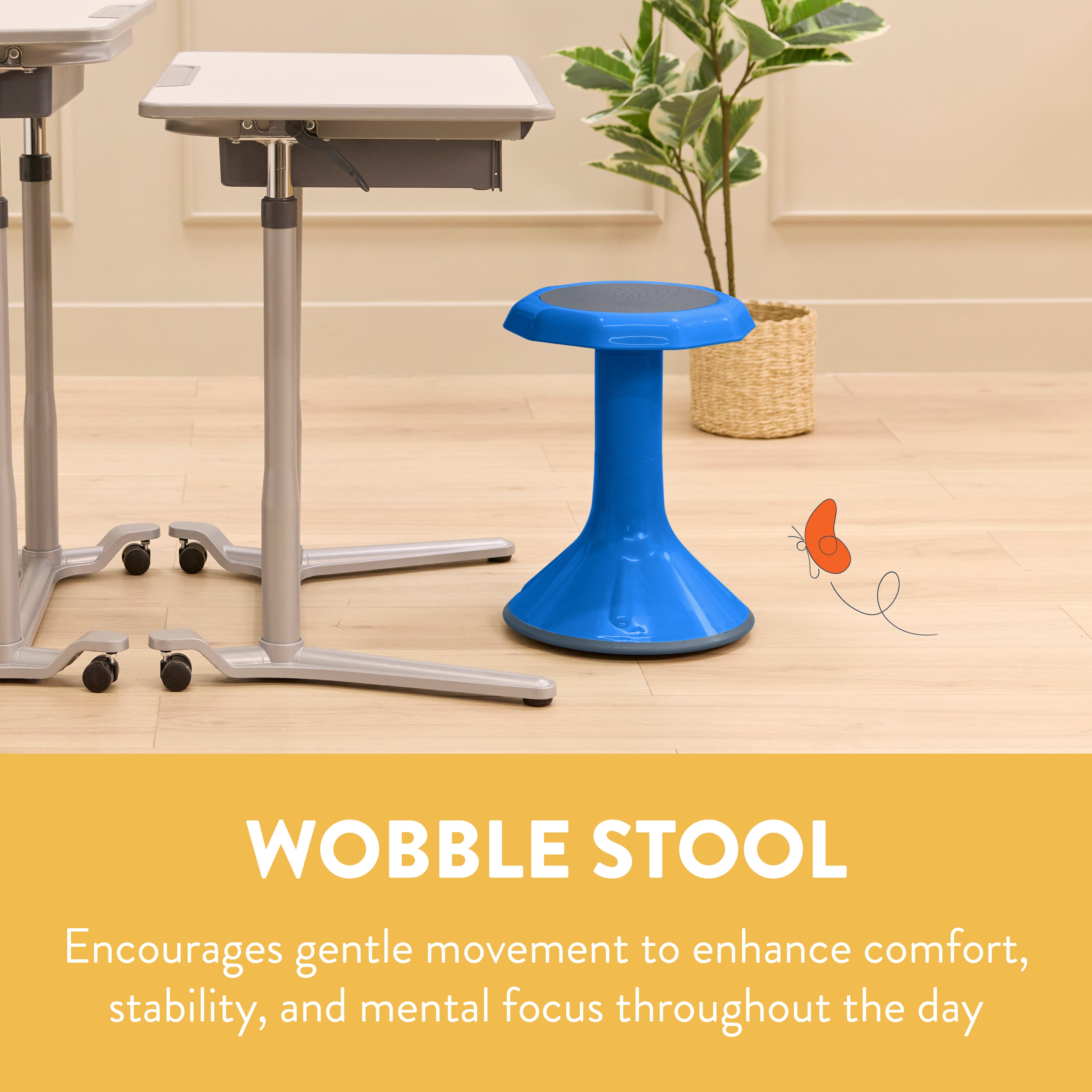 Wobble Sensory Stool, 18in Seat Height