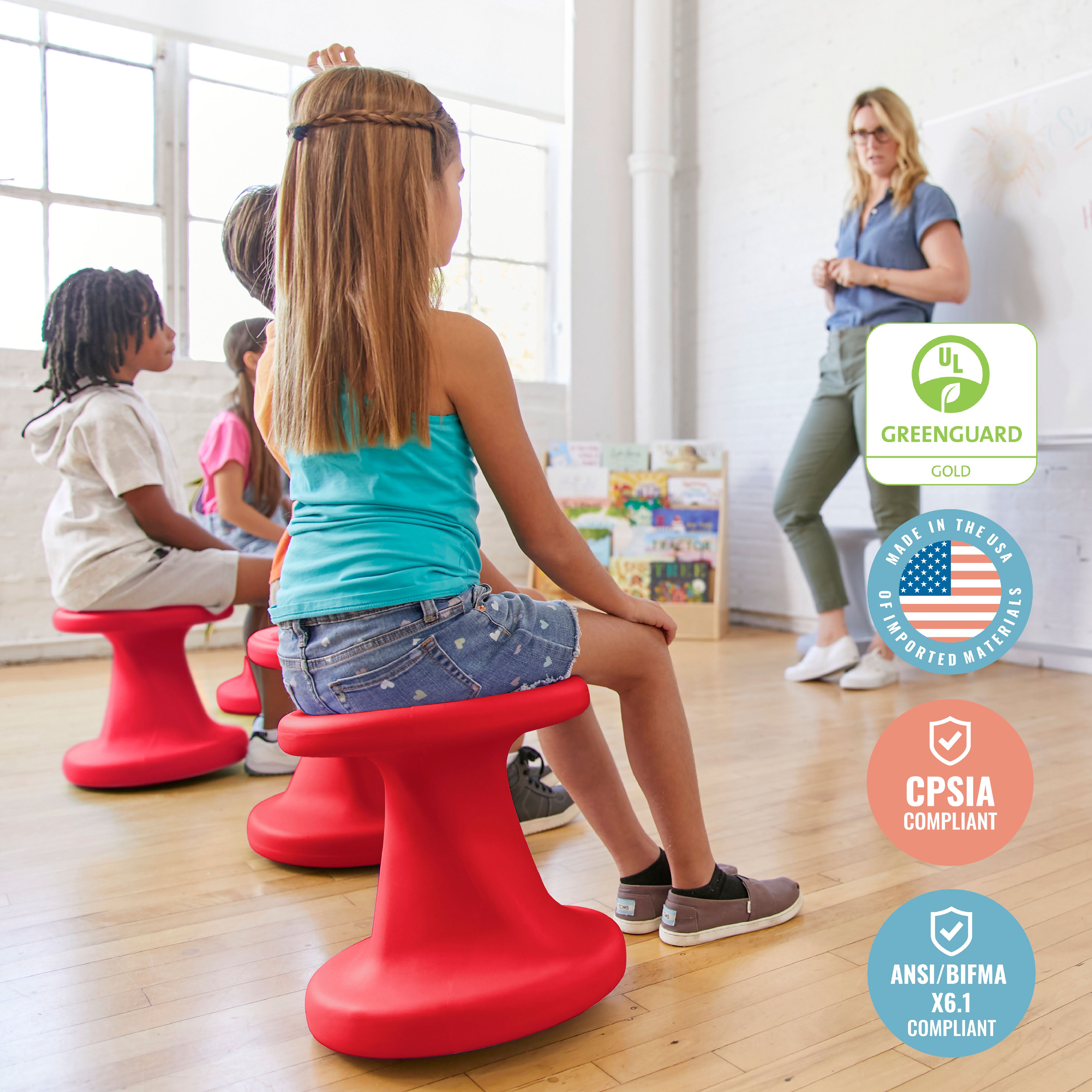 Twist Wobble Stool, 14in Seat Height