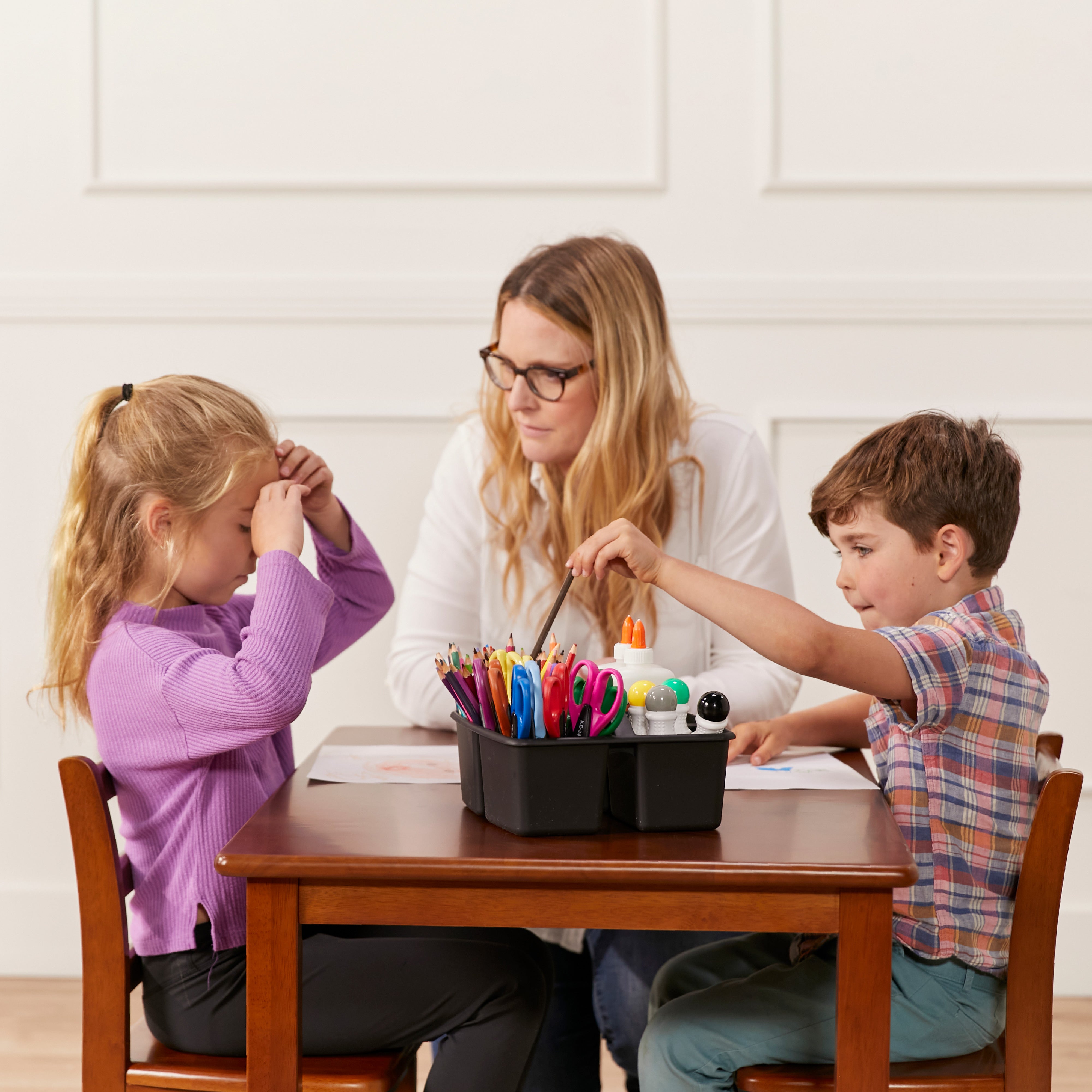 24in x 36in Rectangular Hardwood Table with 22in Legs