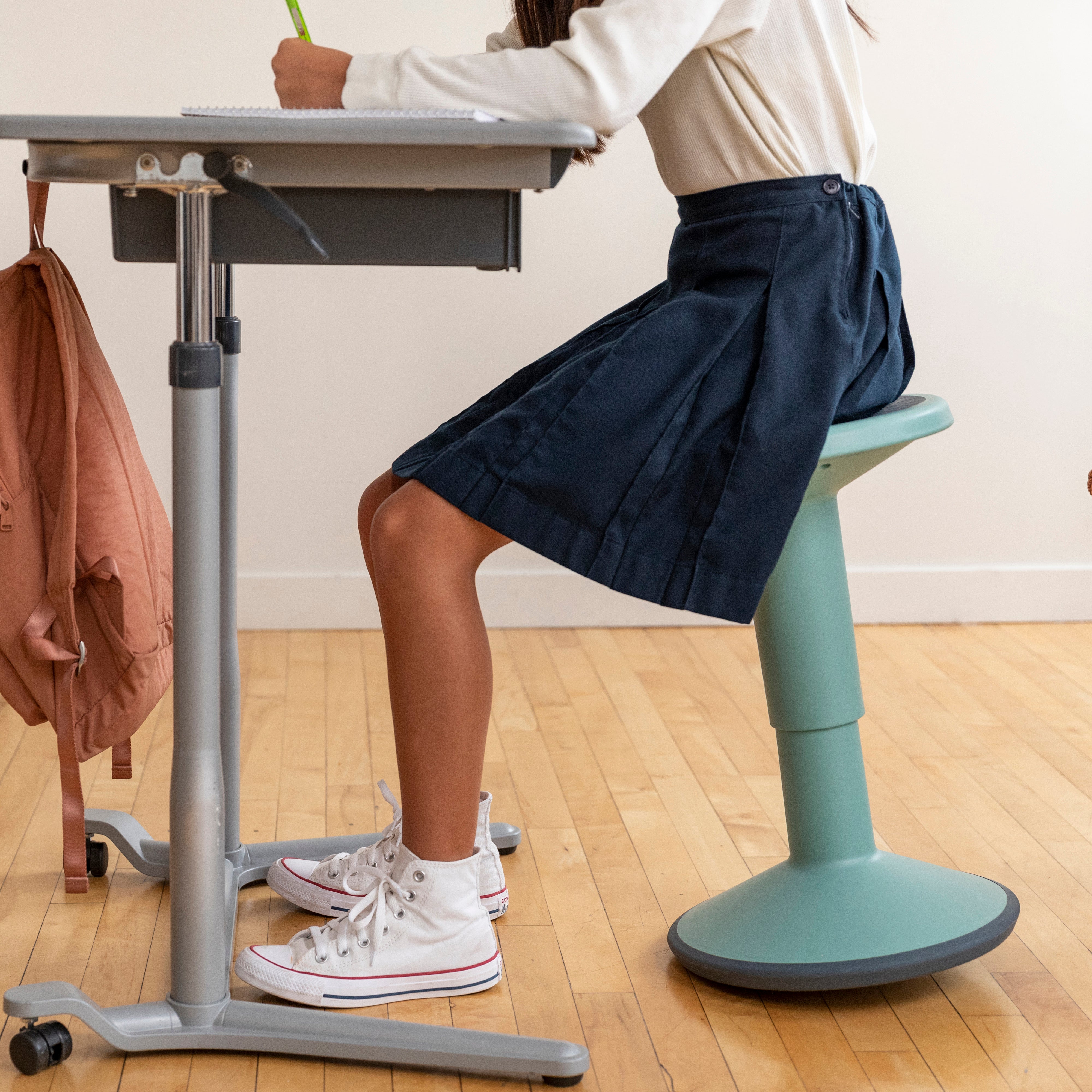 SitWell Wobble Stool, Adjustable Height