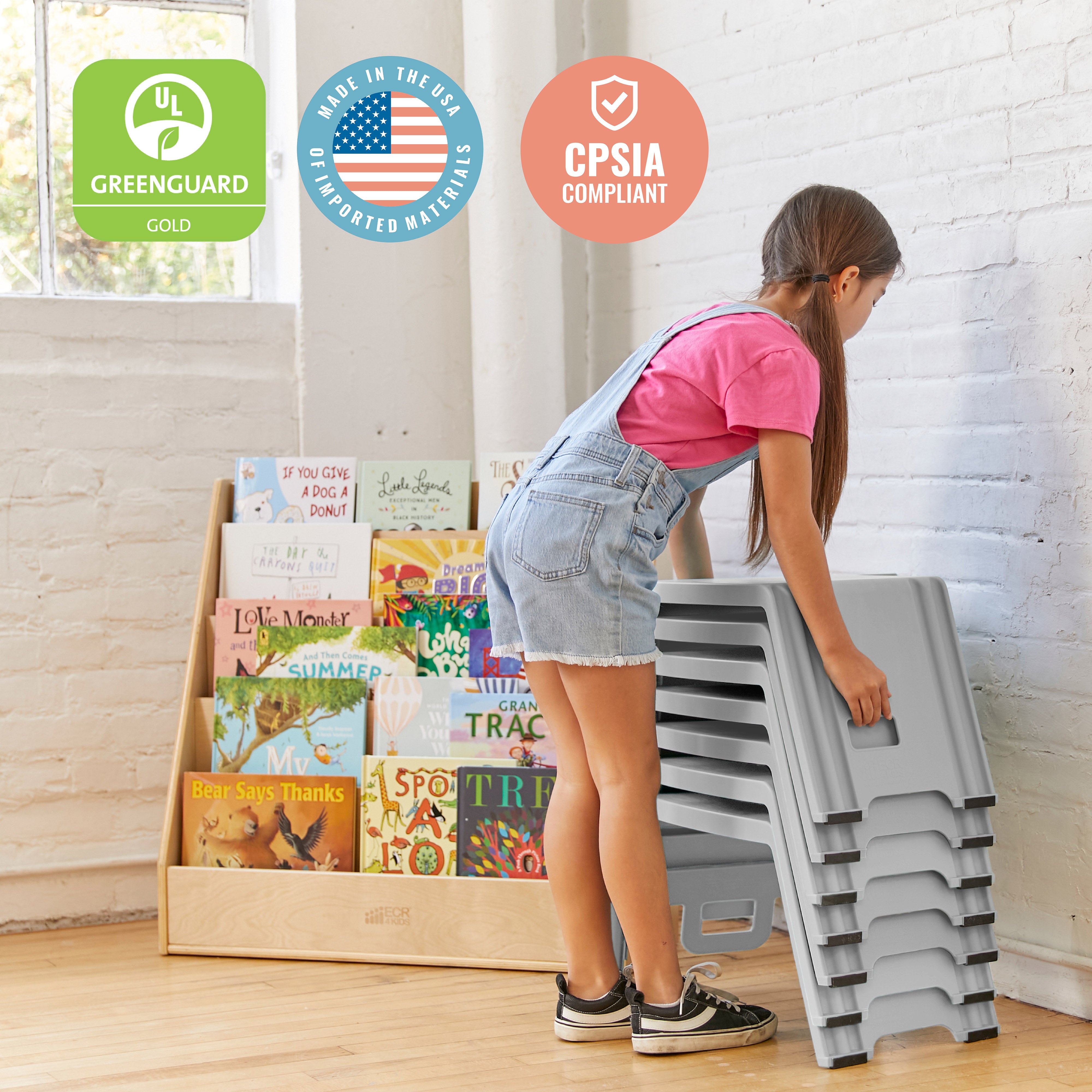 Linking Stool Set, 4-Piece