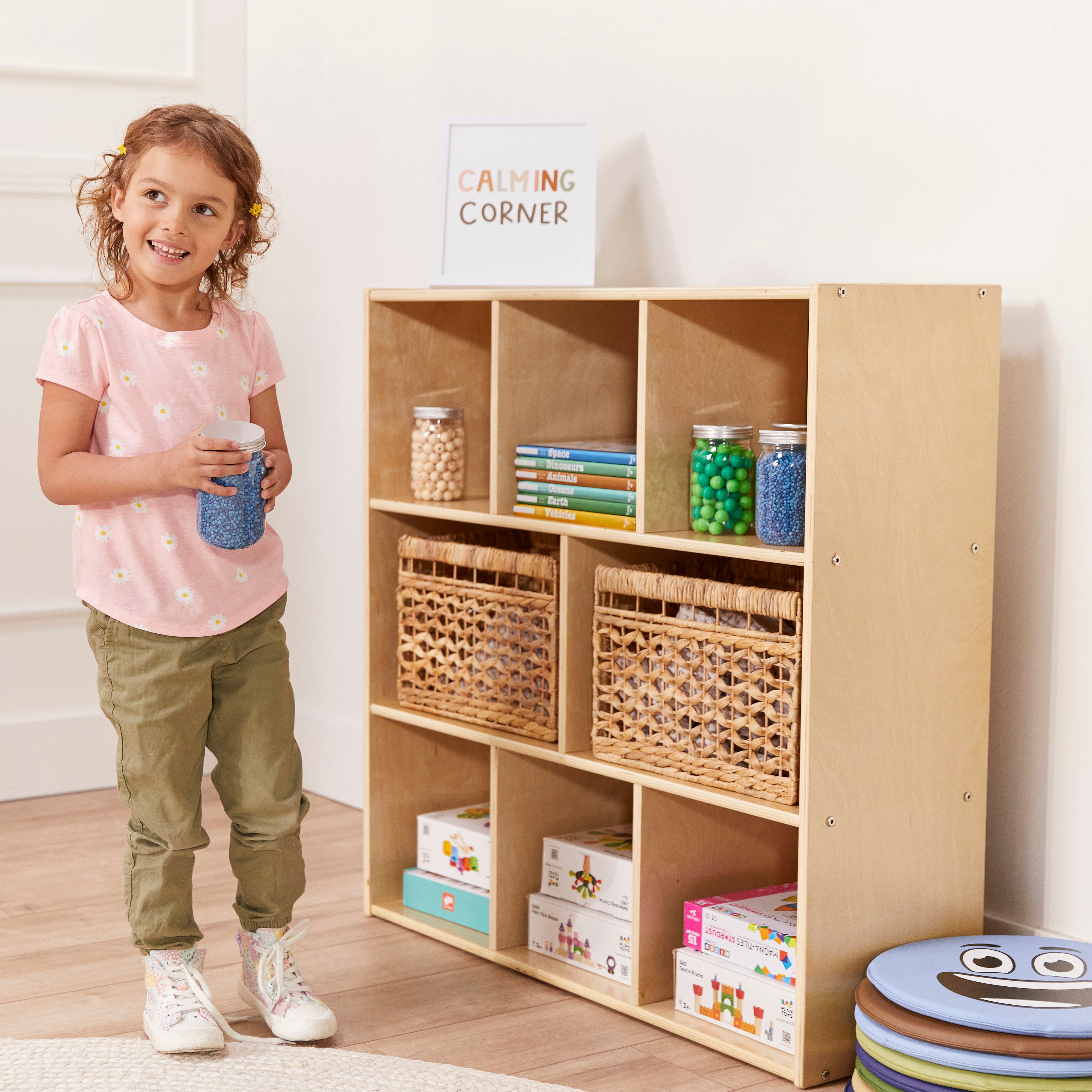 Streamline 8-Compartment Storage Cabinet, 36in