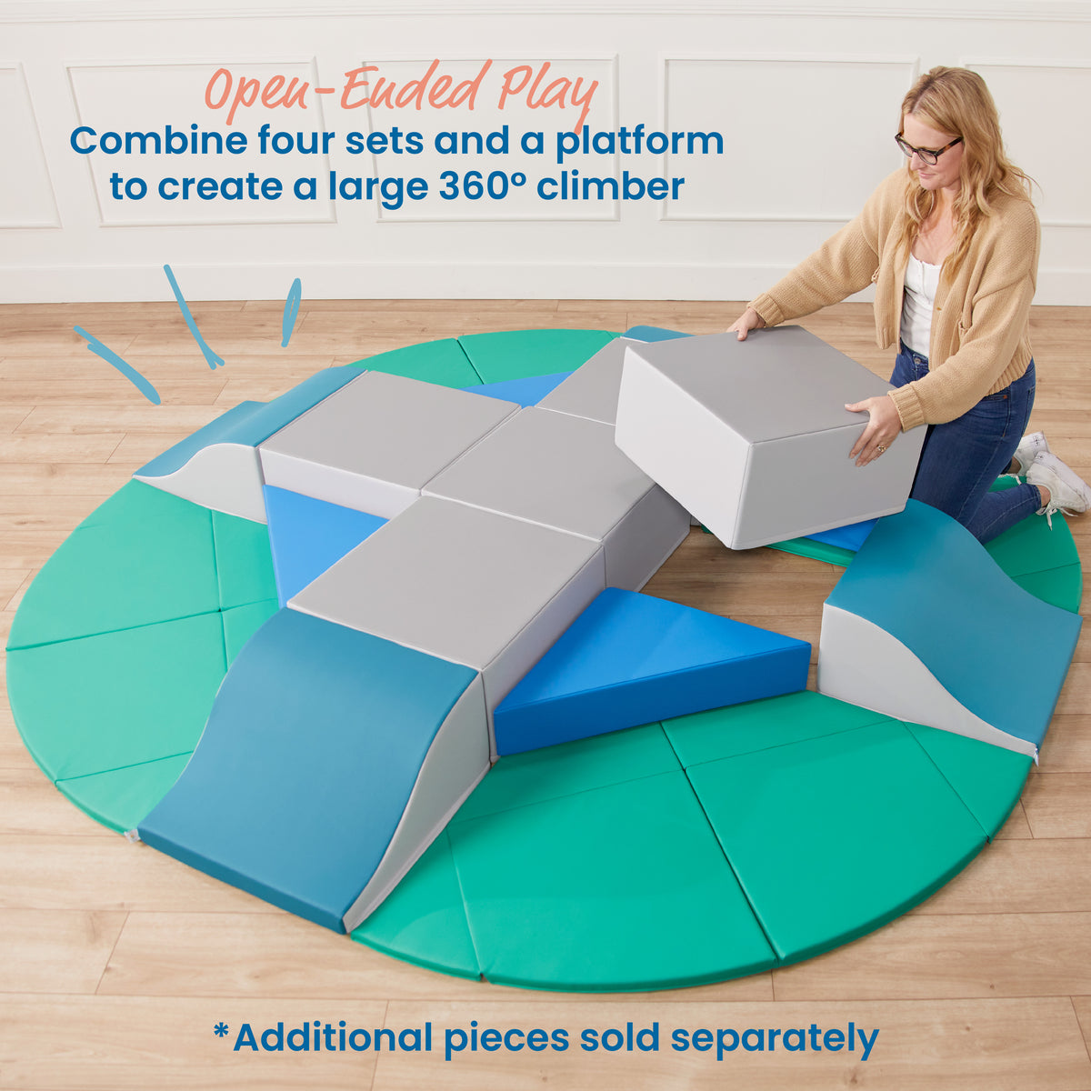Adventurer's Summit Slide Corner Climber, 4-Piece