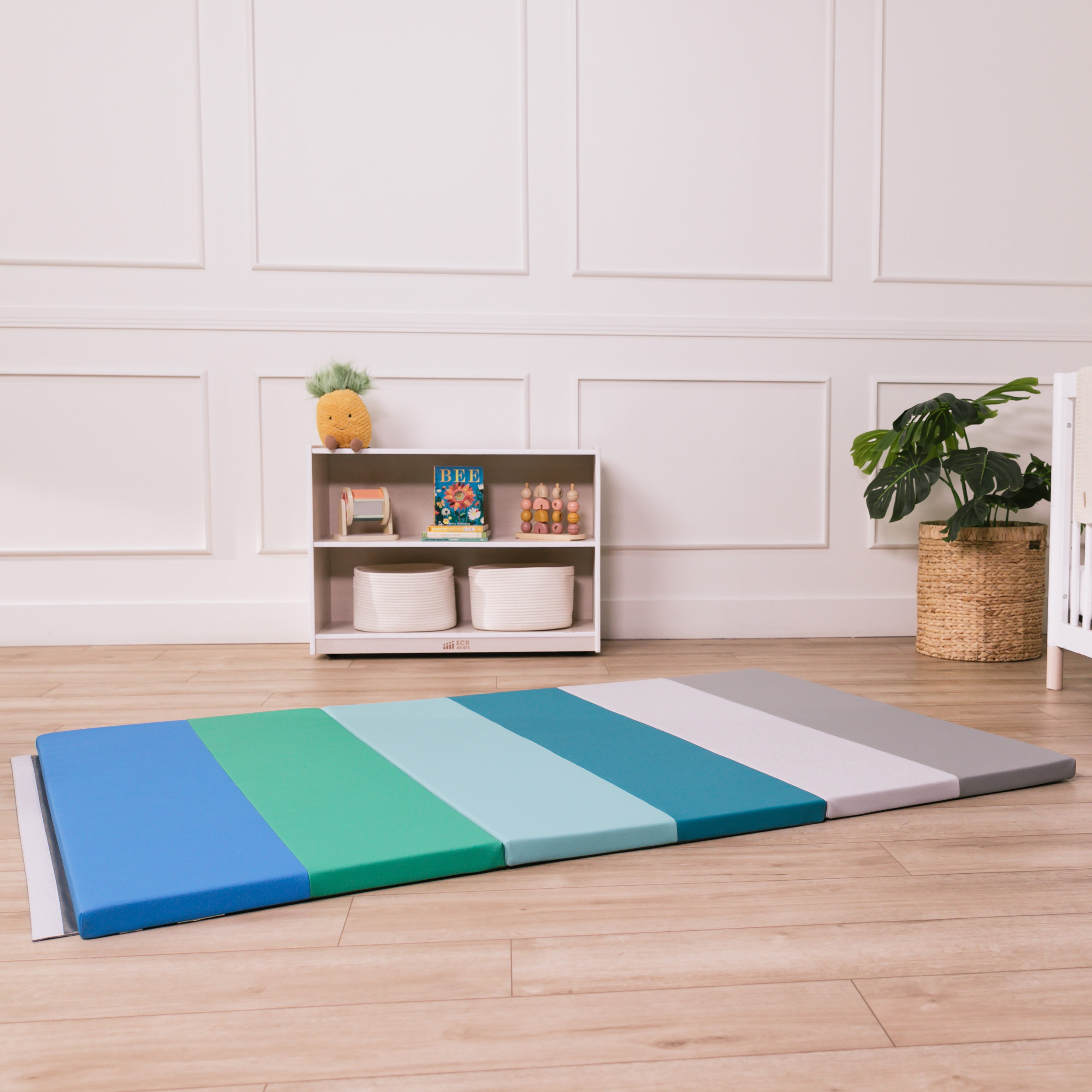 6-Section Rainbow Runway Activity Mat