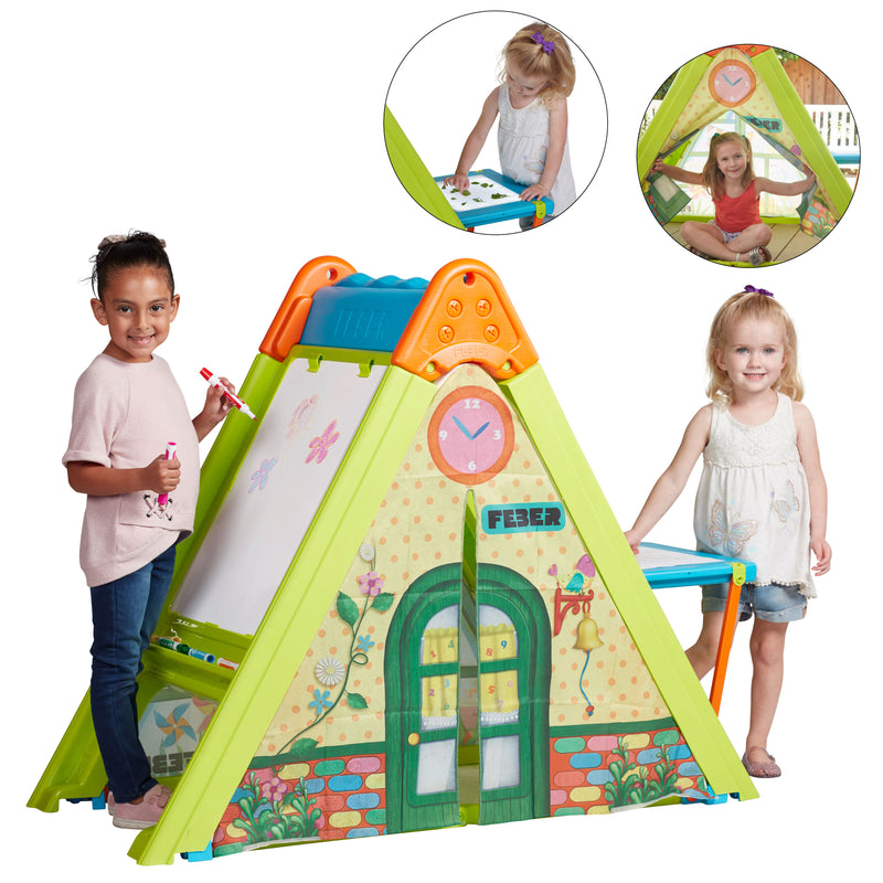 4-in-1 Play & Fold Learning Center Tent for Kids, Indoor or Outdoor