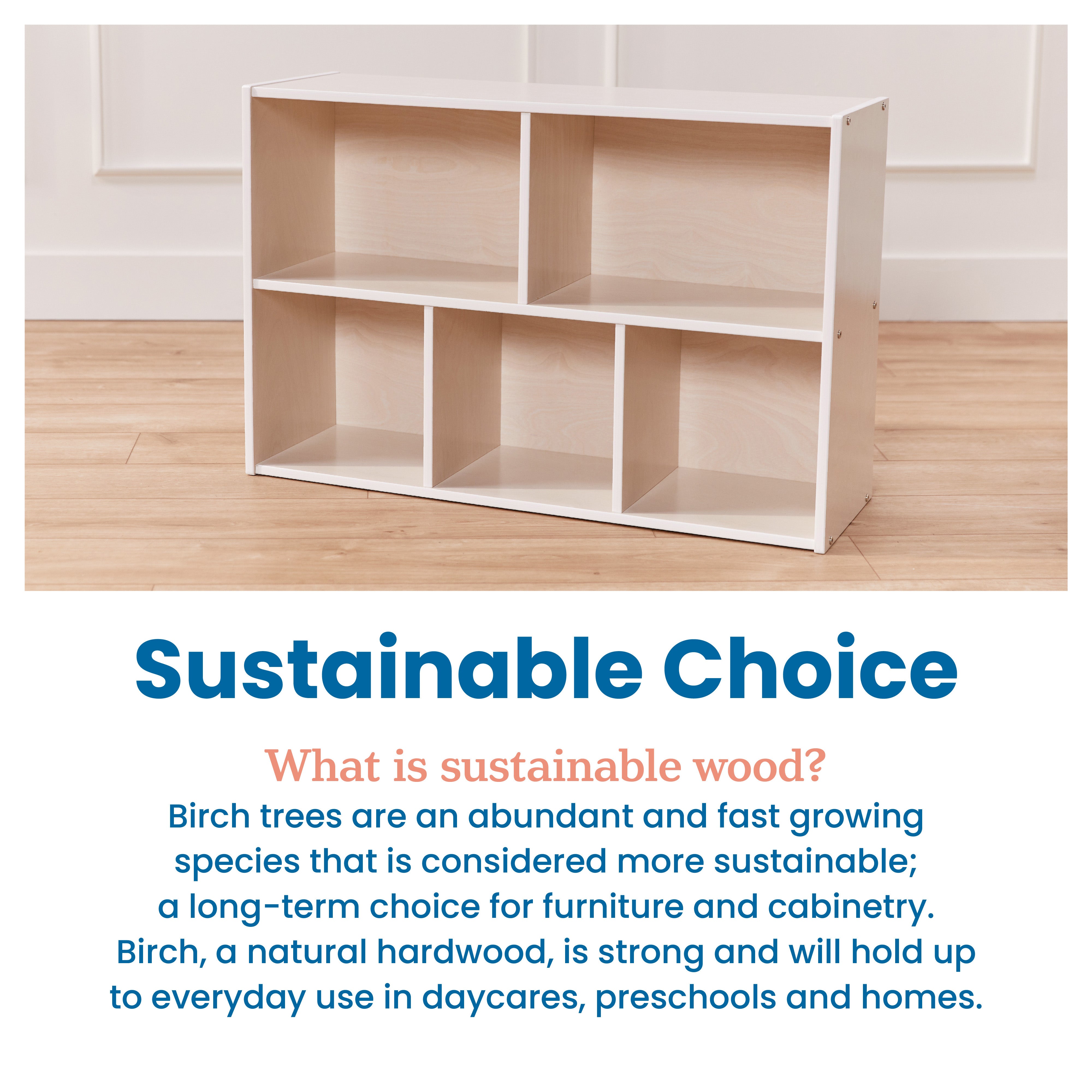 Streamline 5-Compartment Storage Cabinet, 24in