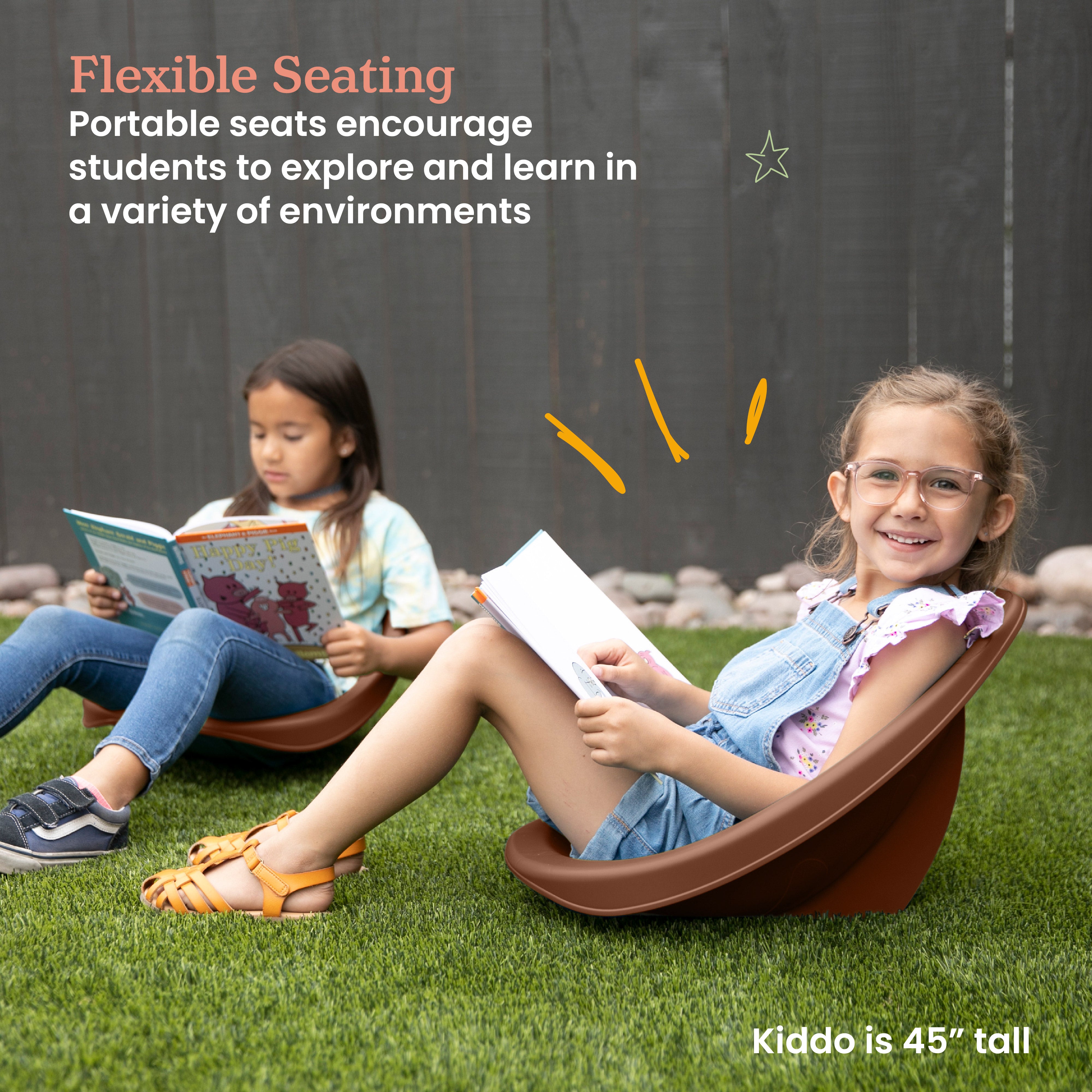 Leaf Floor Seat, Rocker Chair, 6-Piece