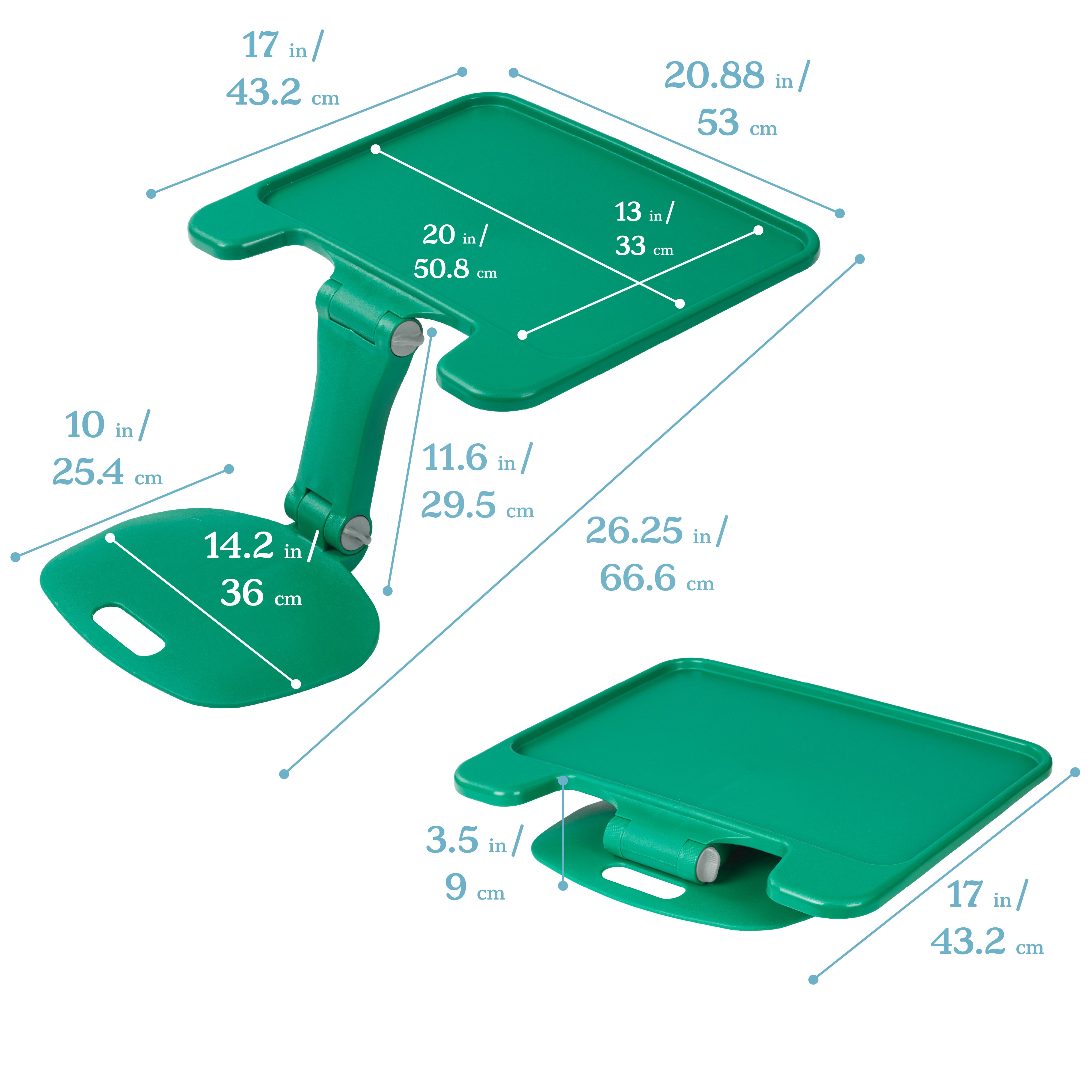 The Surf Folding Portable Lap Desk, Large