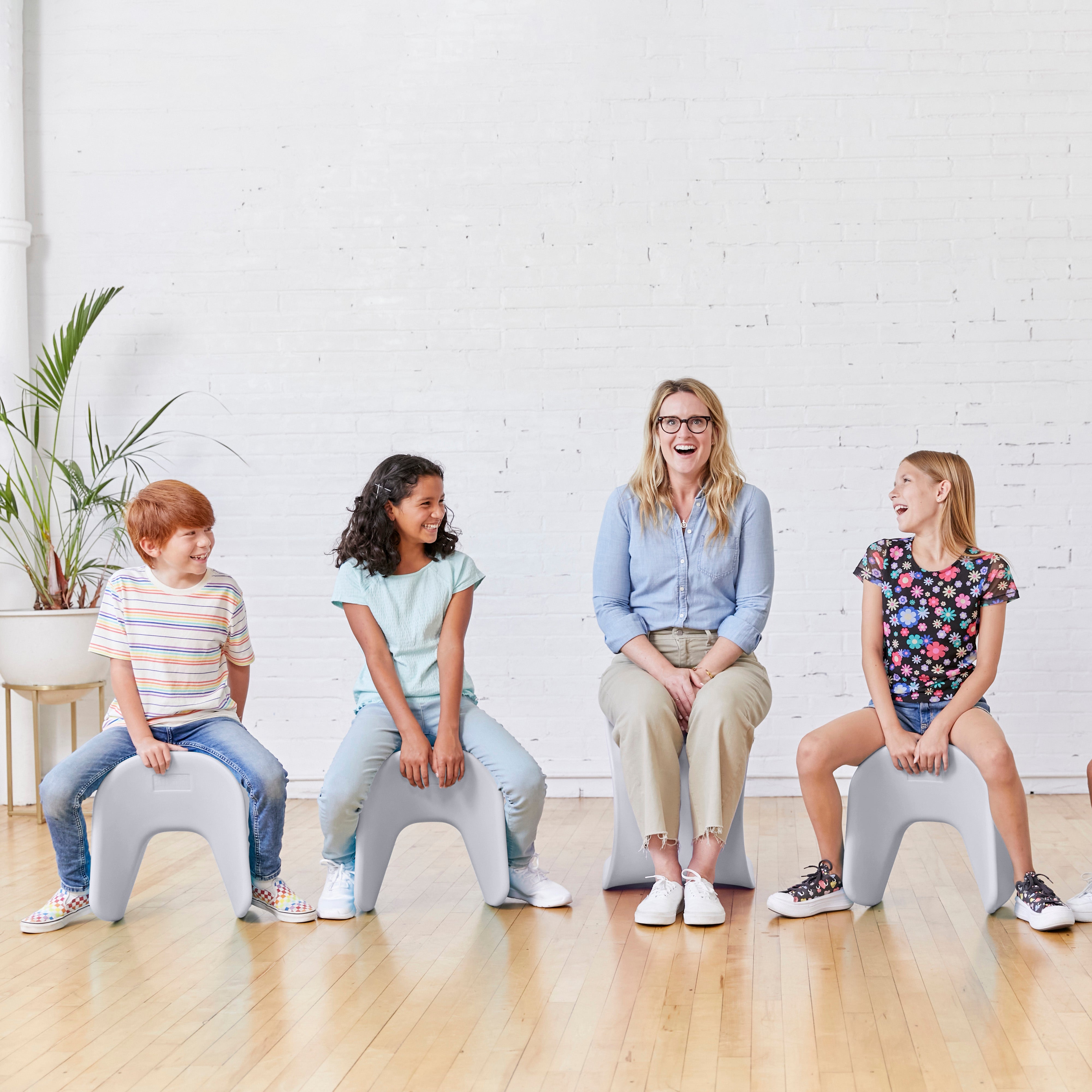 Wave Seat, 14in - 15.1in Seat Height, 2-Pack