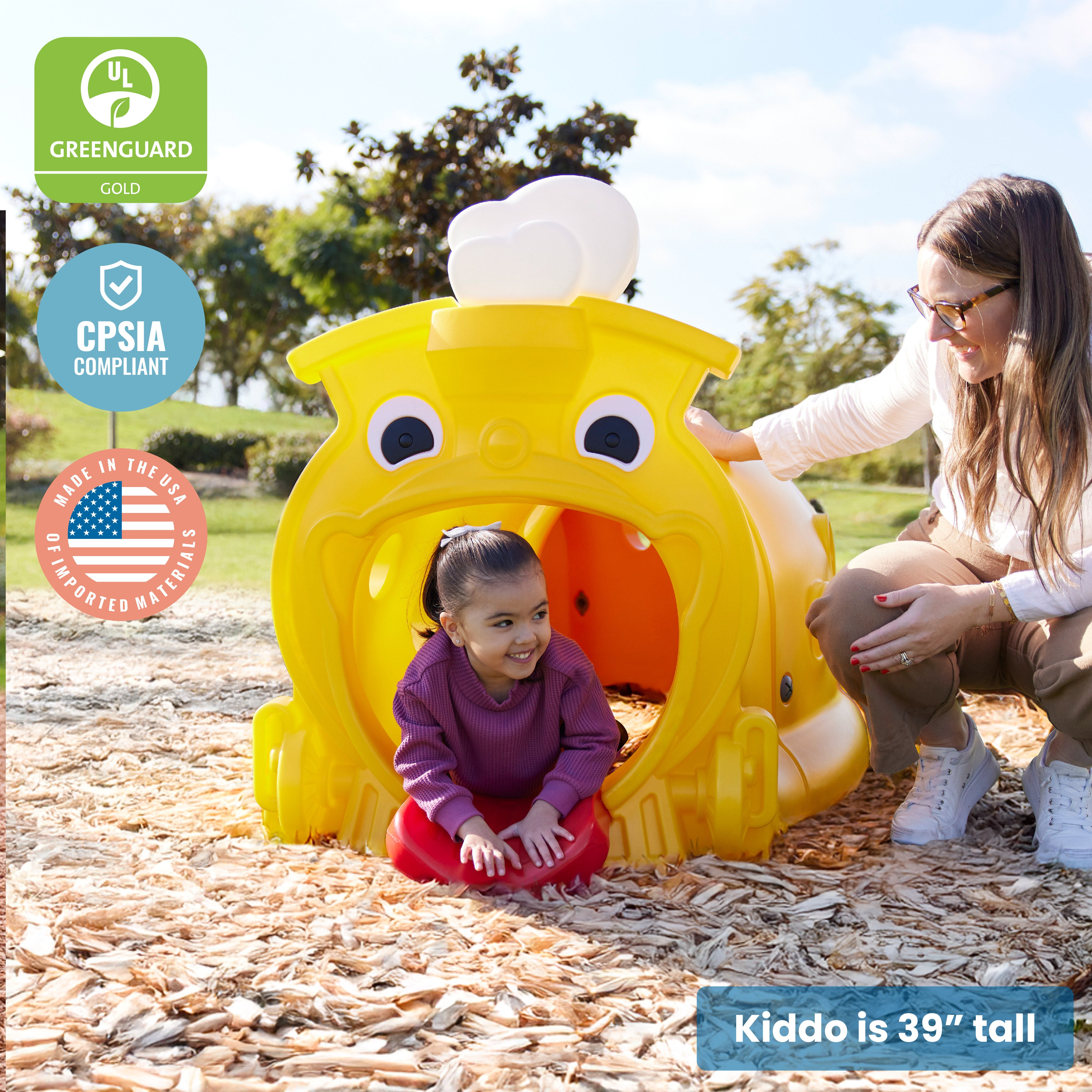 Toby Climb-N-Crawl Train Tunnel Play Structure