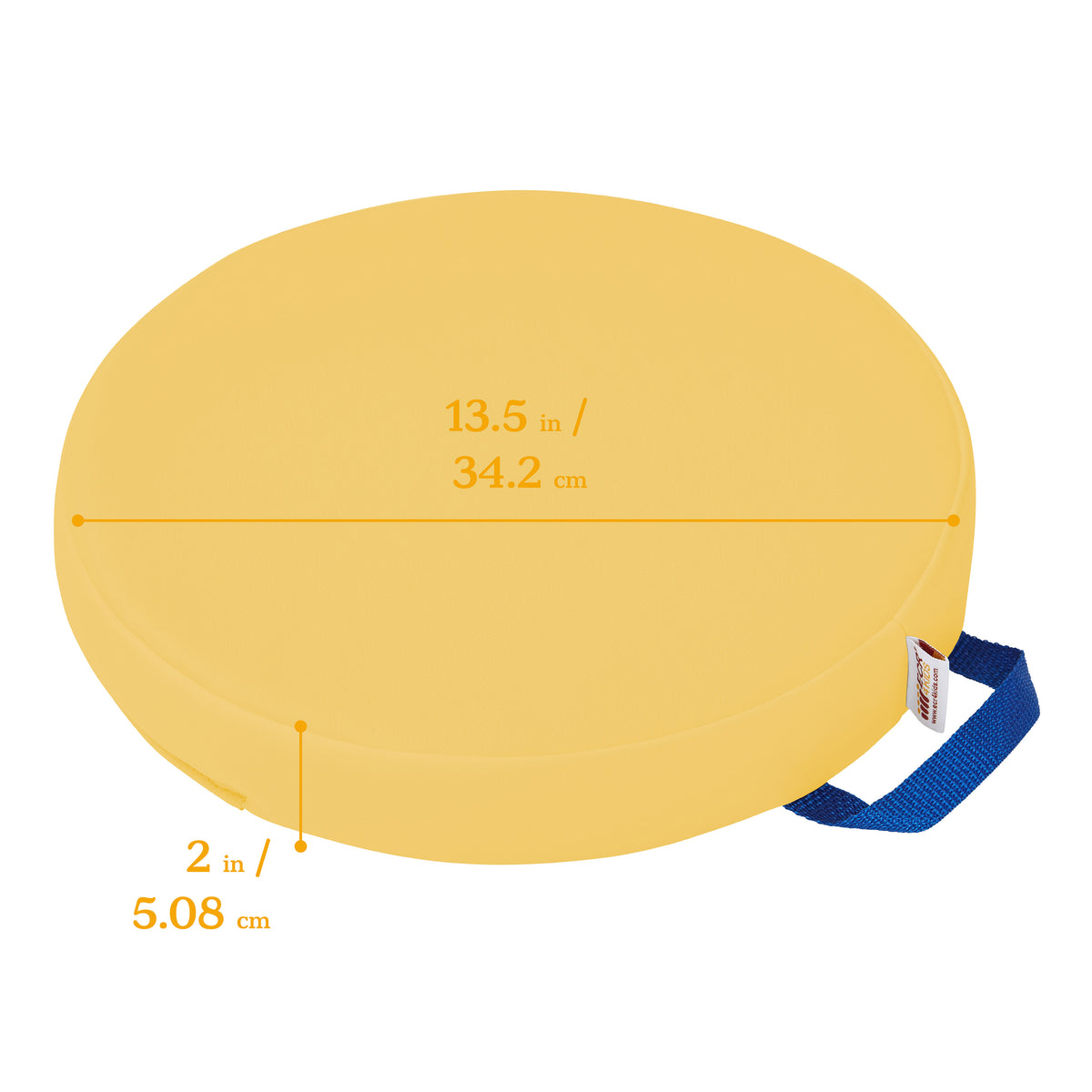 Round Floor Cushions with Handles, 6-Piece