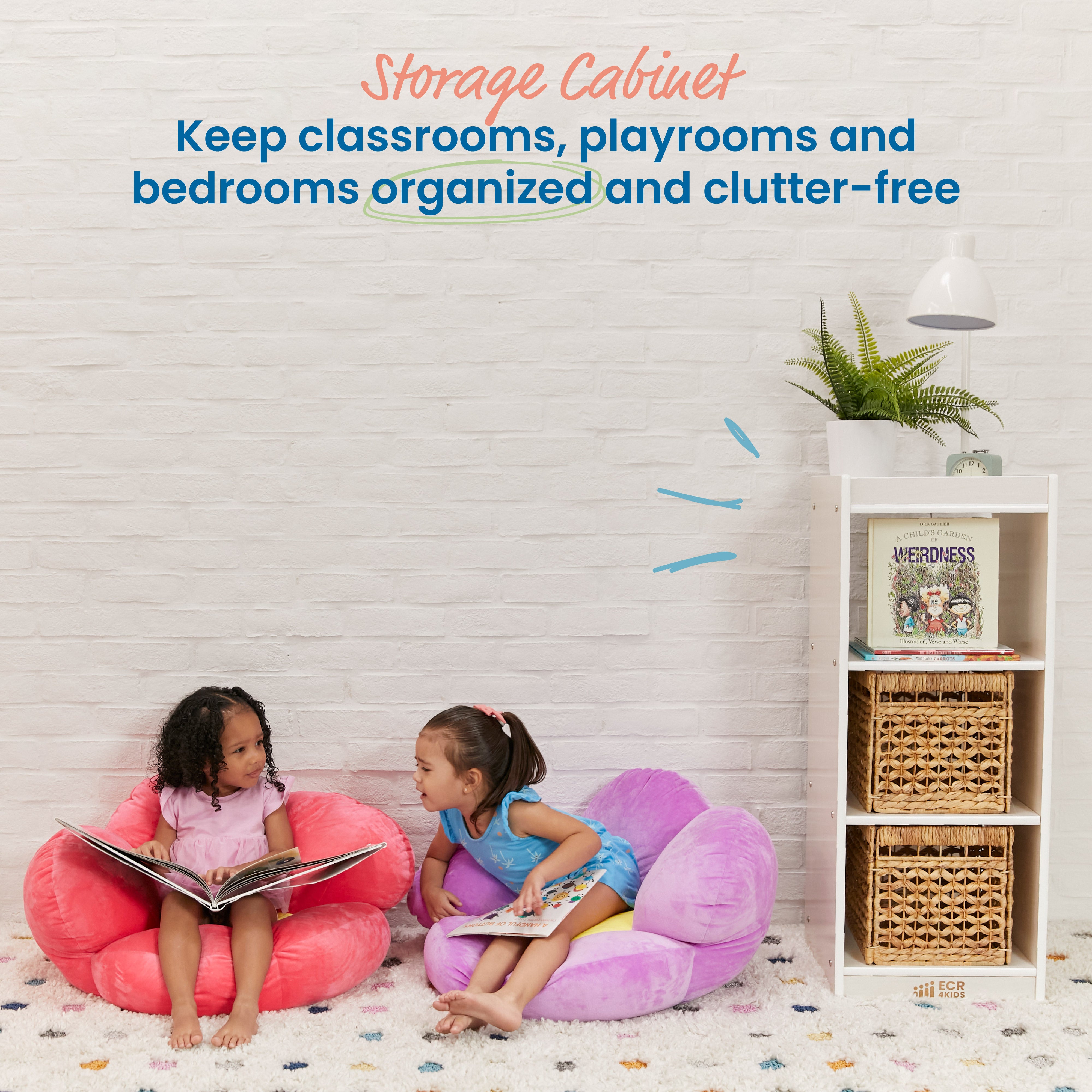 3-Cube Vertical Storage Cabinet