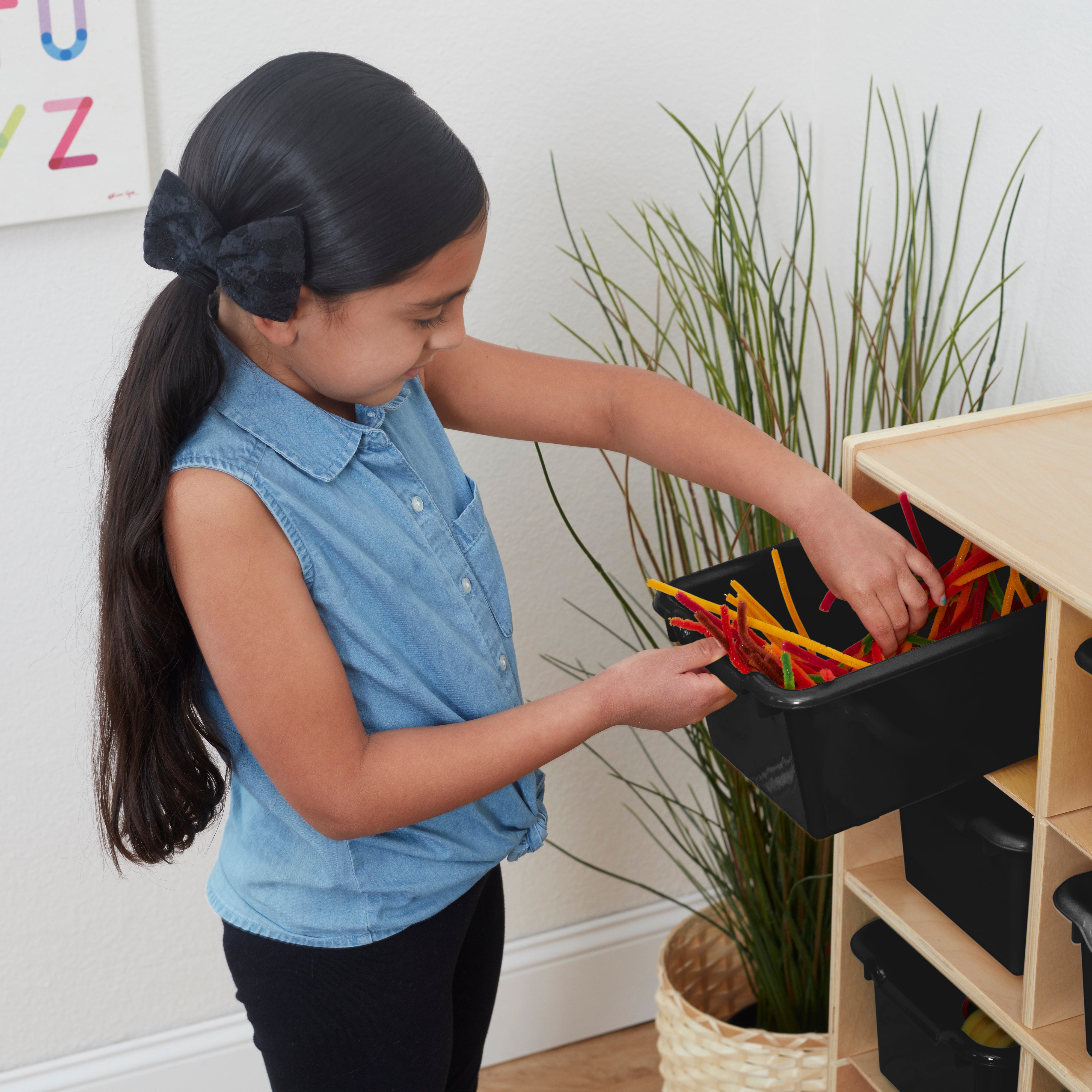 Scoop Front Storage Bins, 25-Piece