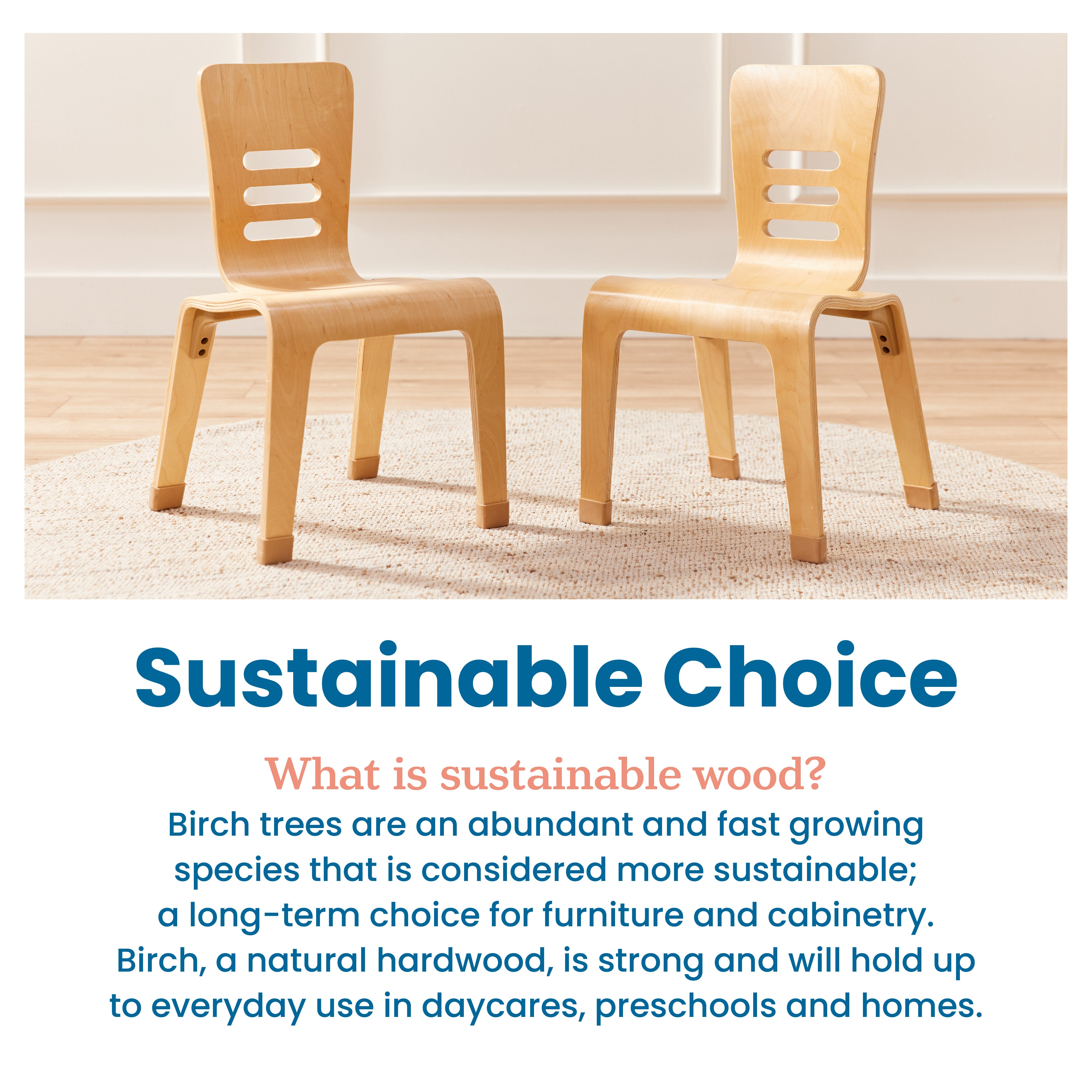 Bentwood Chair, 16in Seat Height, 2-Pack