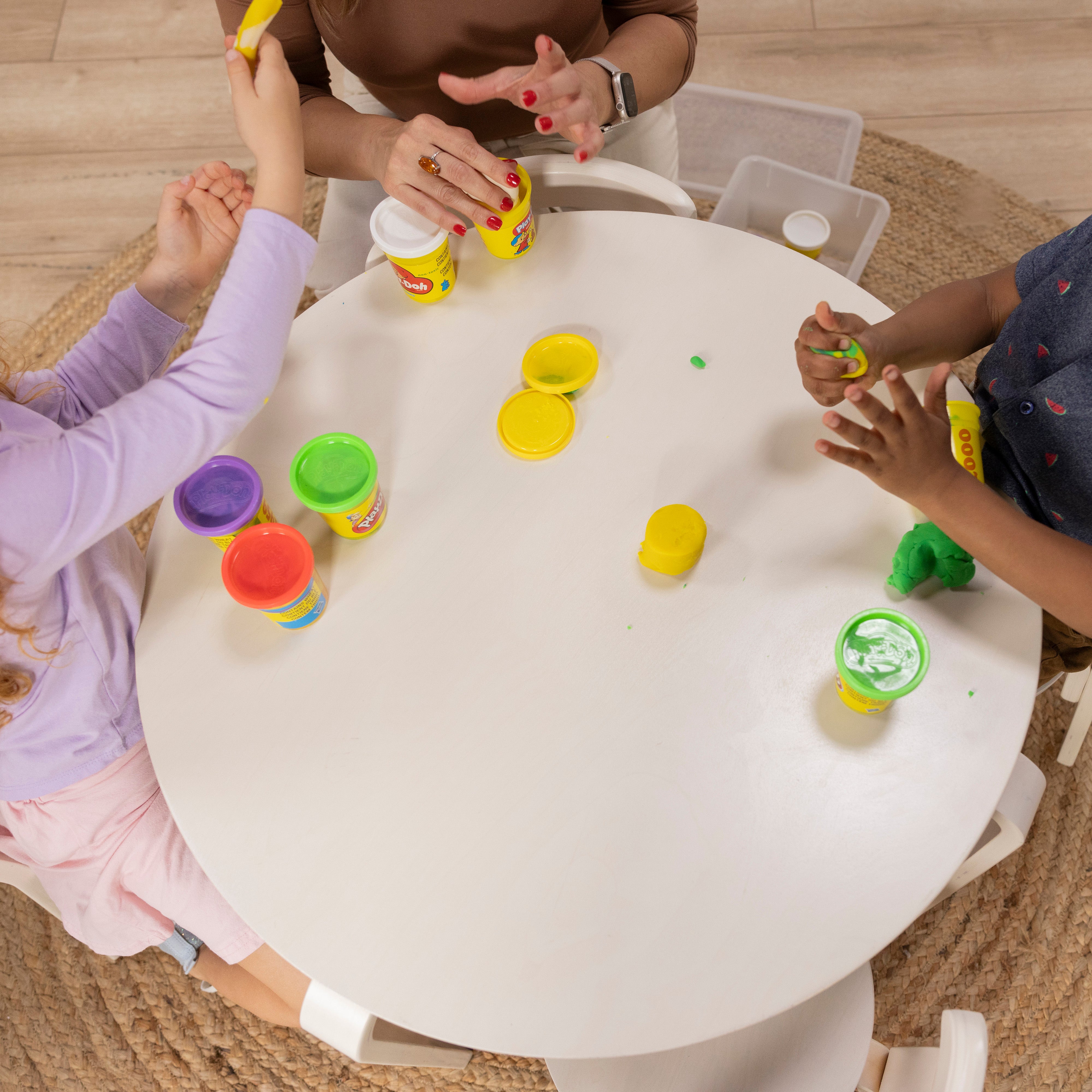 Bentwood Table and Curved Back Chair Set, 5-Piece