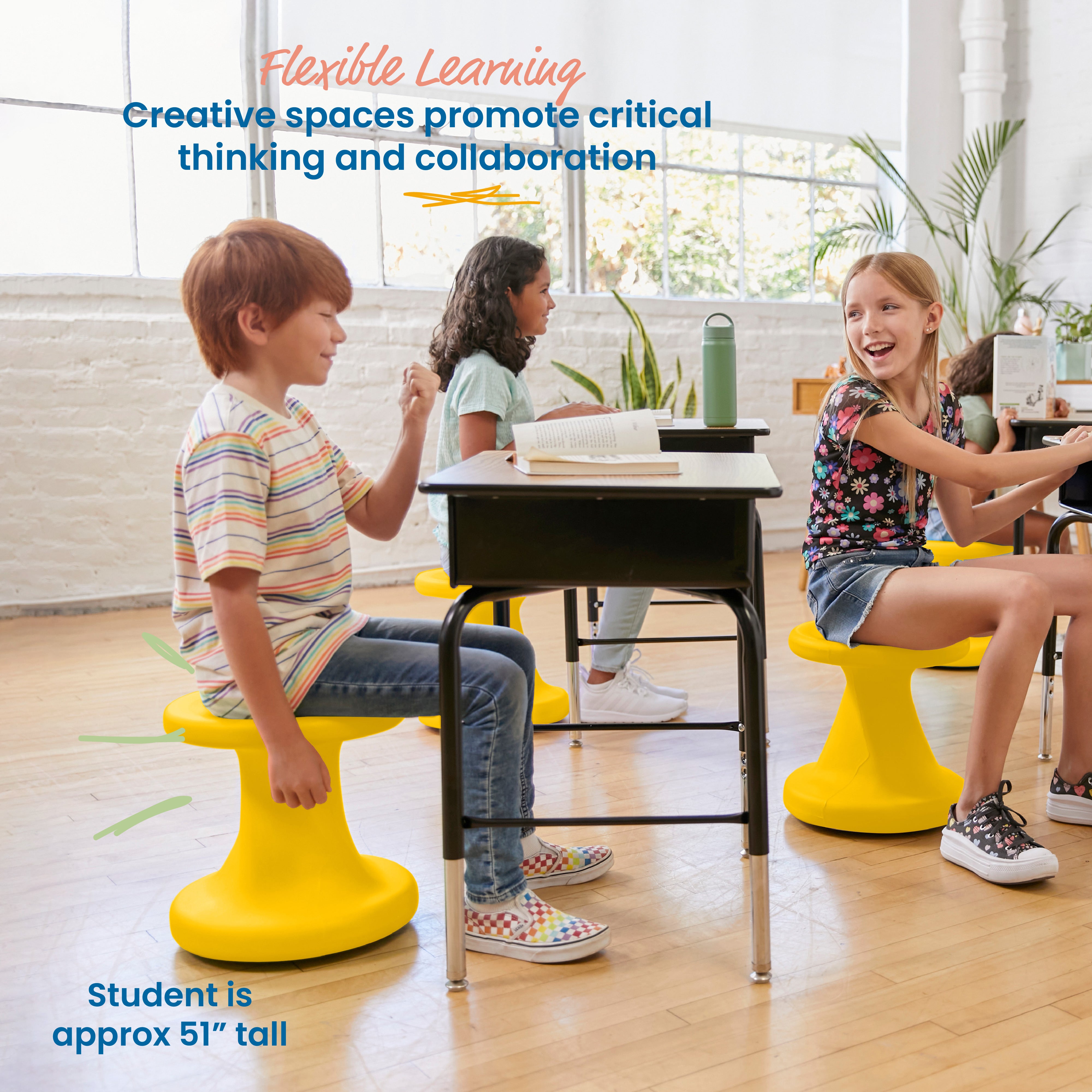 Twist Wobble Stool, 14in Seat Height