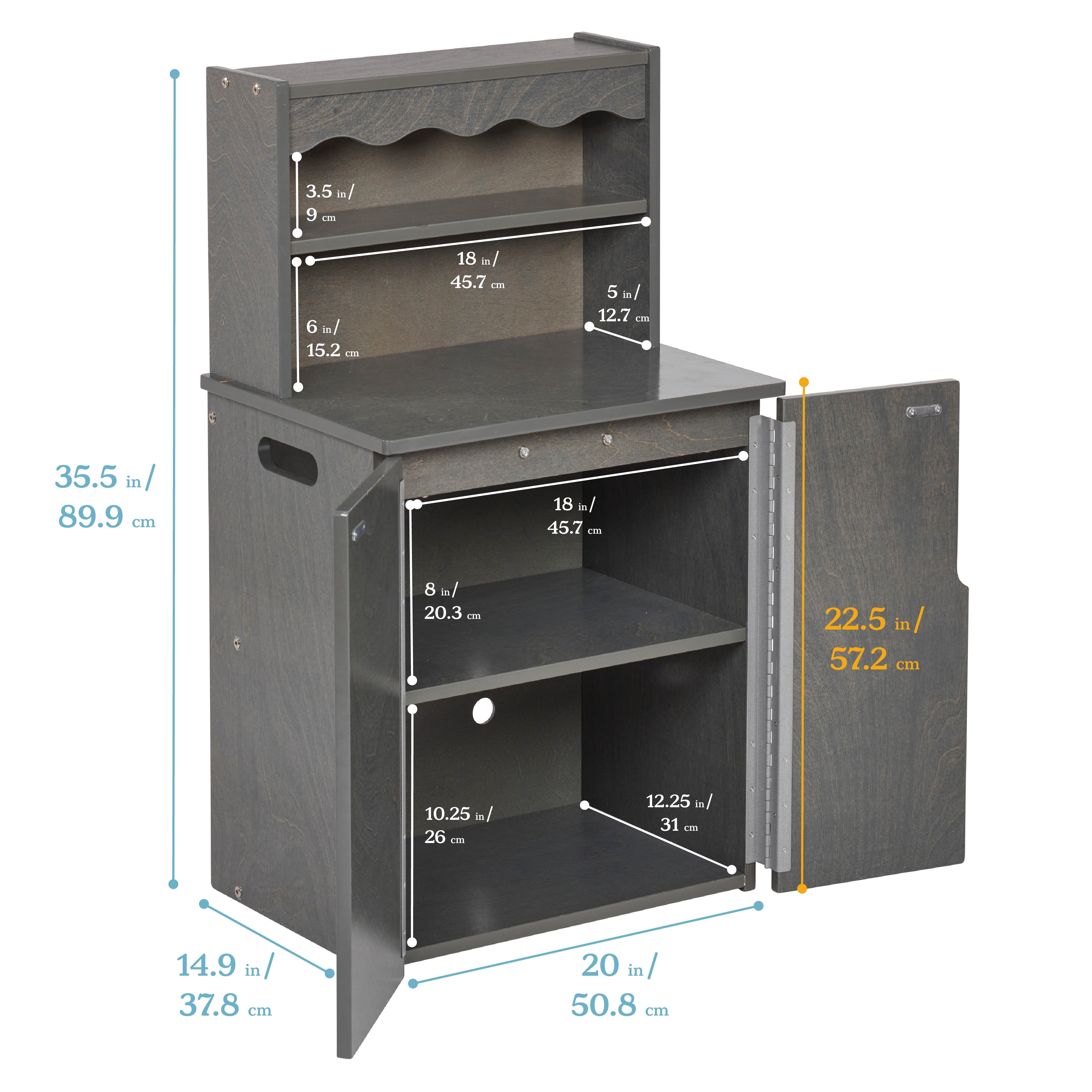 Play Kitchen Storage Cupboard