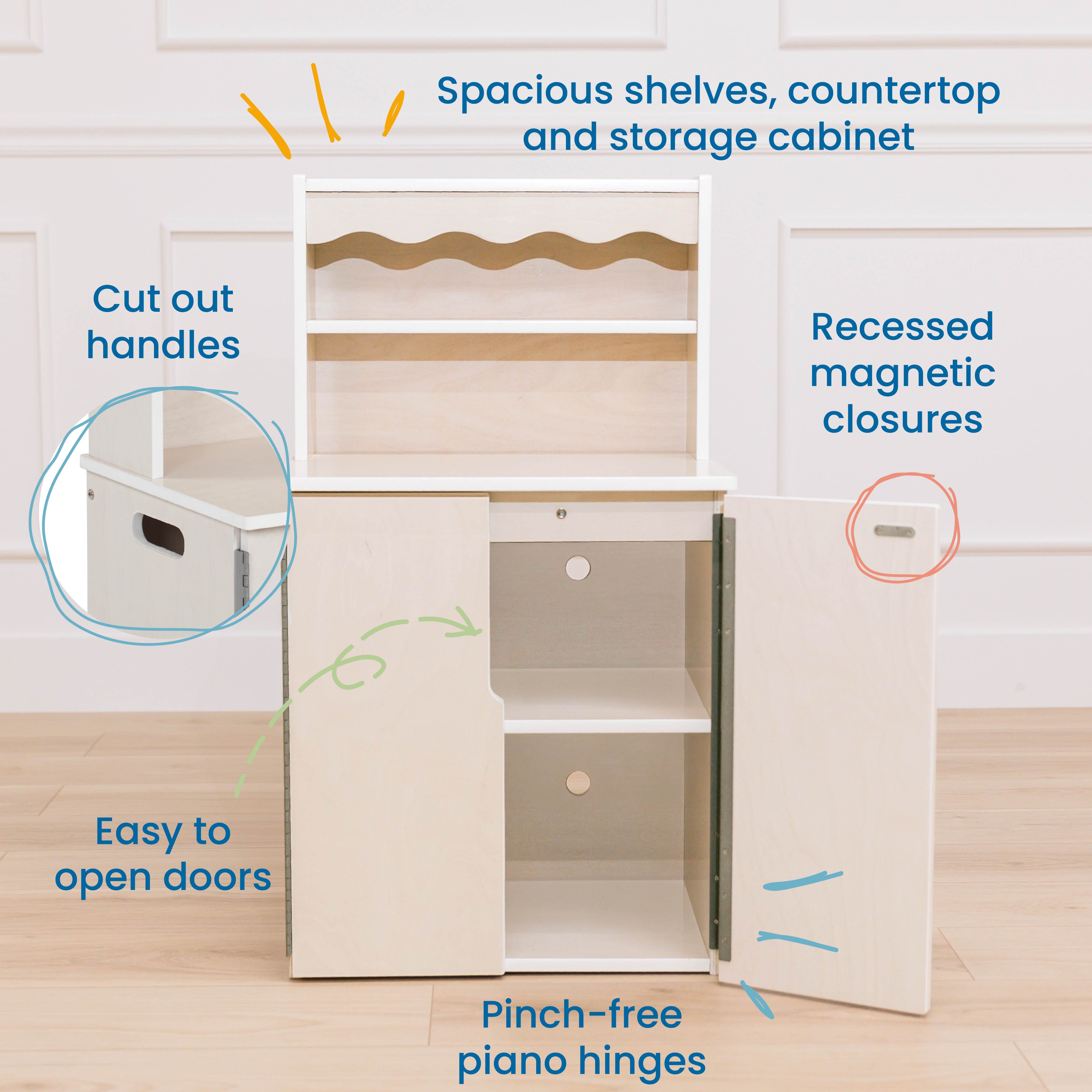 Play Kitchen Storage Cupboard