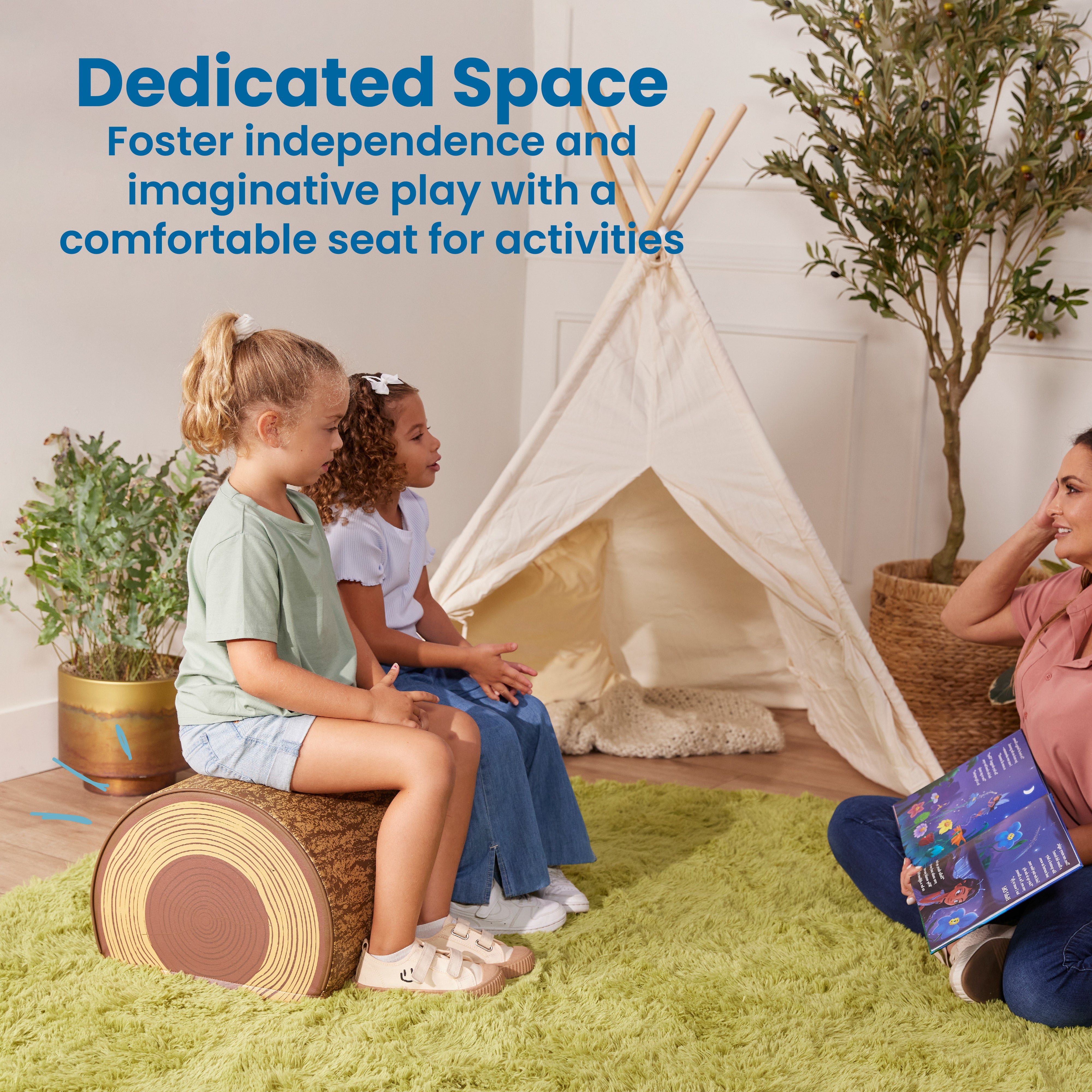 Tree Log Bench, 12in