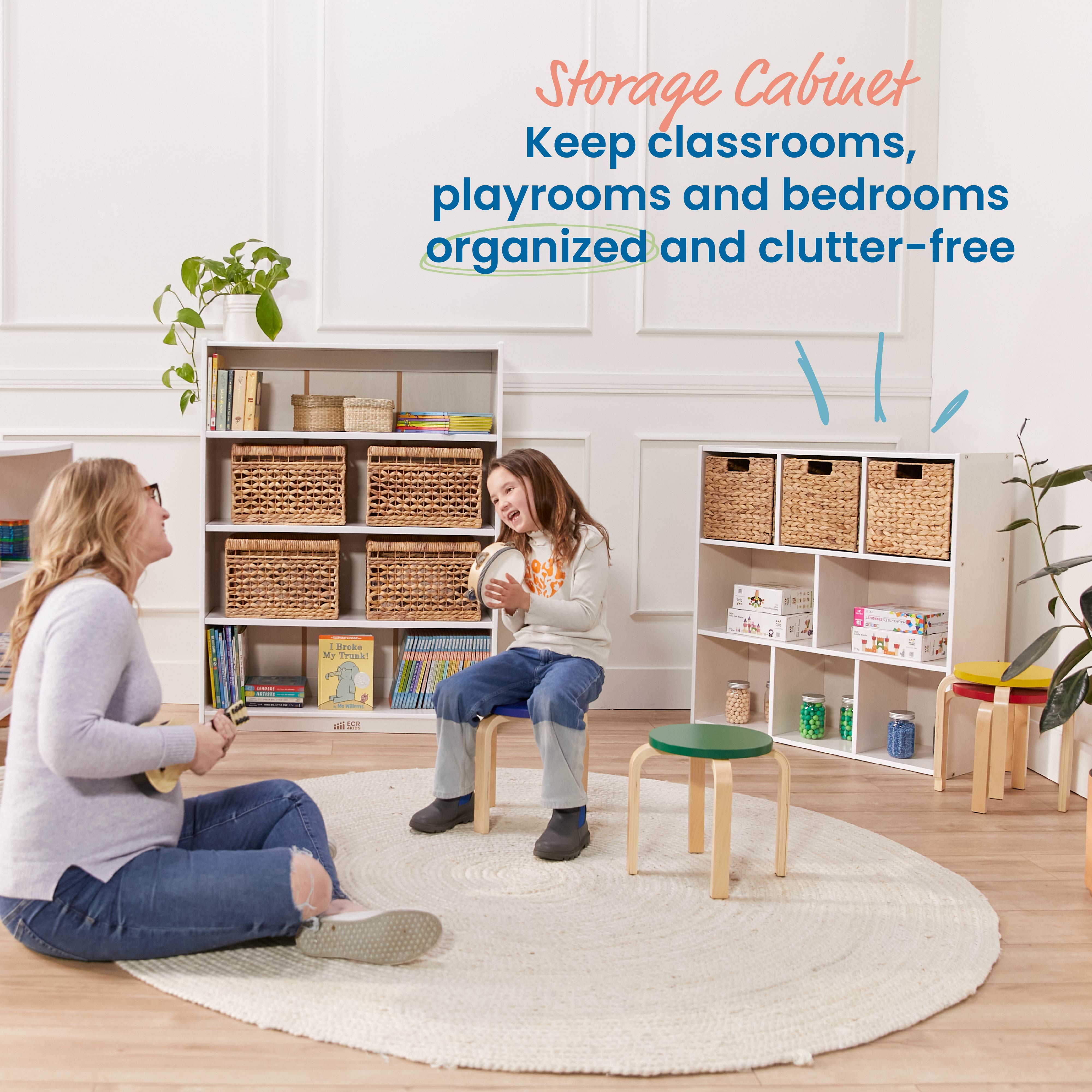 Streamline 8-Compartment Storage Cabinet, 36in