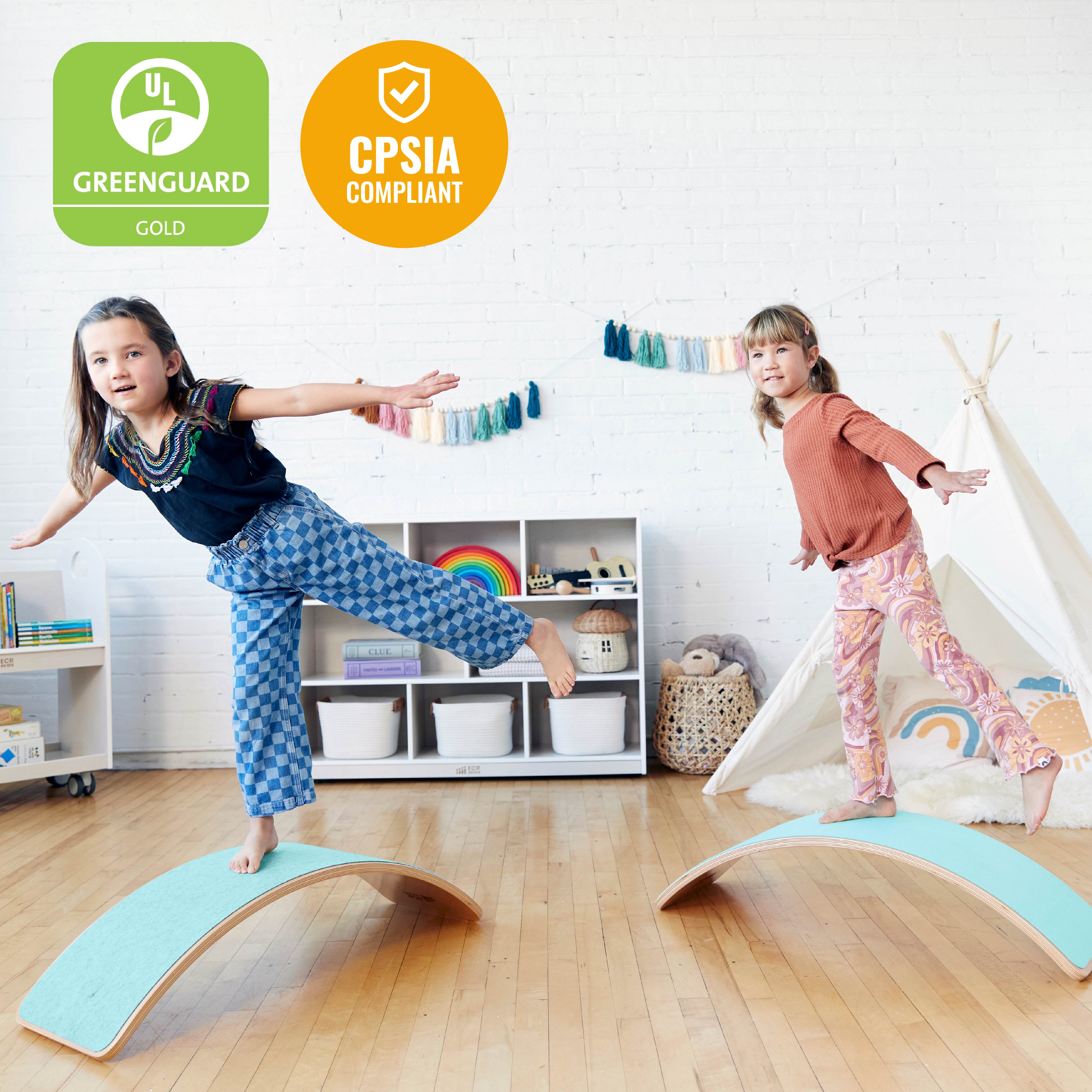 Balance Board with Felt Base