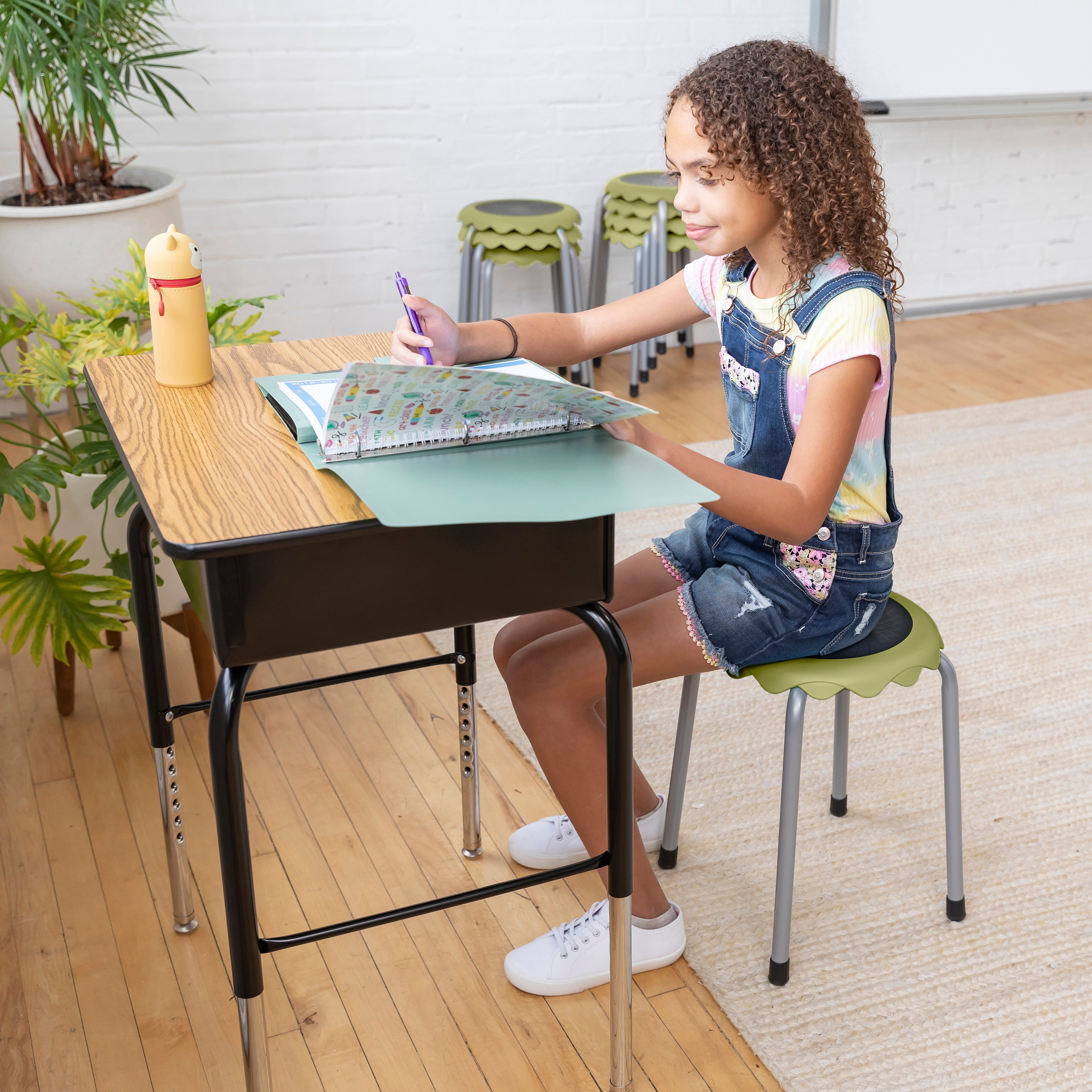 Daisy Stackable Stool Set, Flexible Seating, 8-Piece